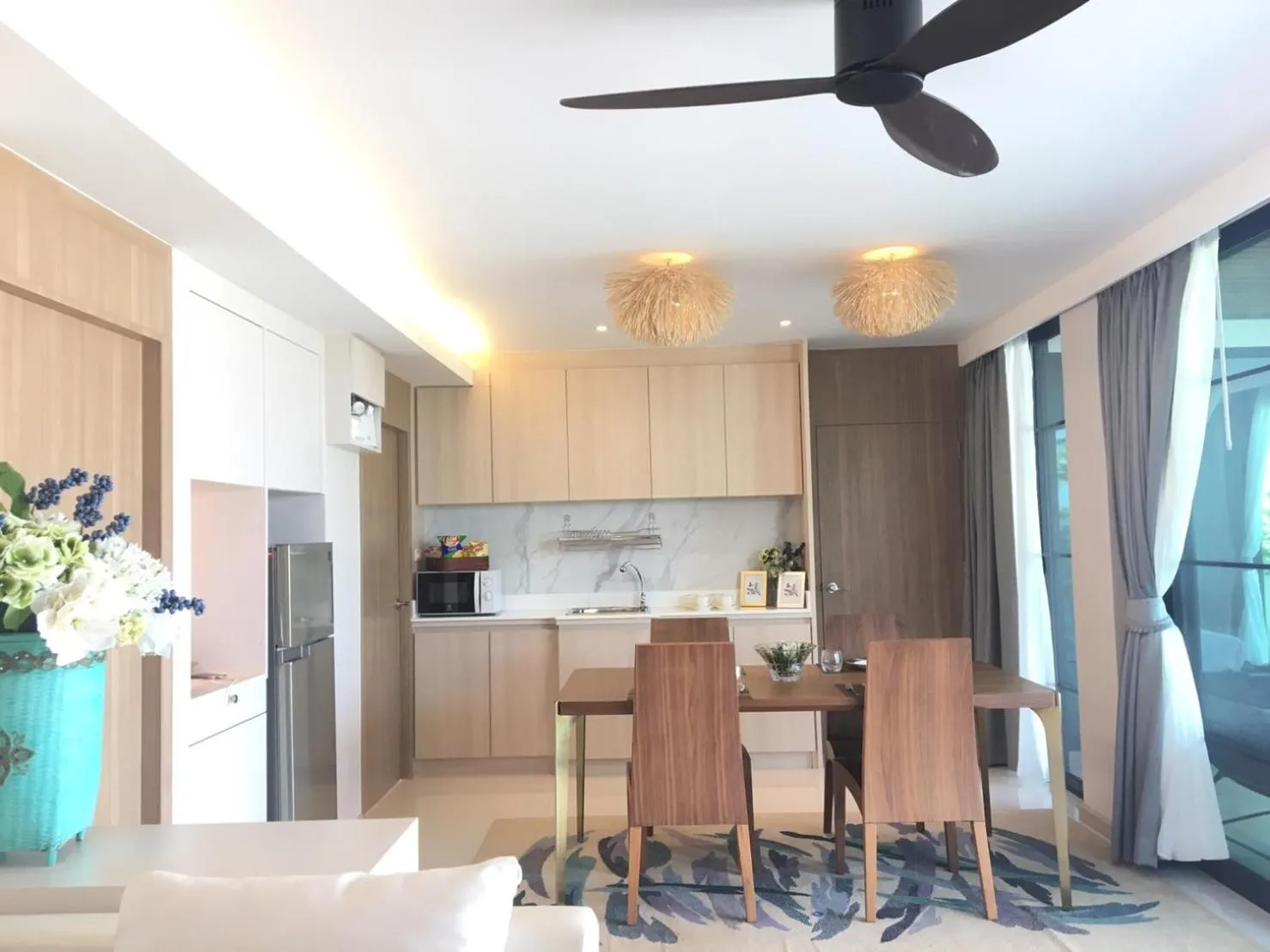 Living room in La Playa Beach Front Pool Villa Cha-am,Huahin