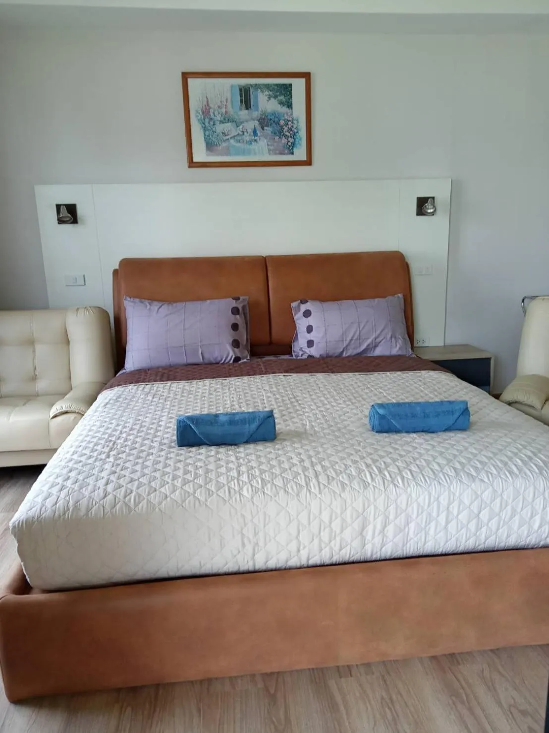 Bed in La Playa Beach Front Pool Villa Cha-am,Huahin