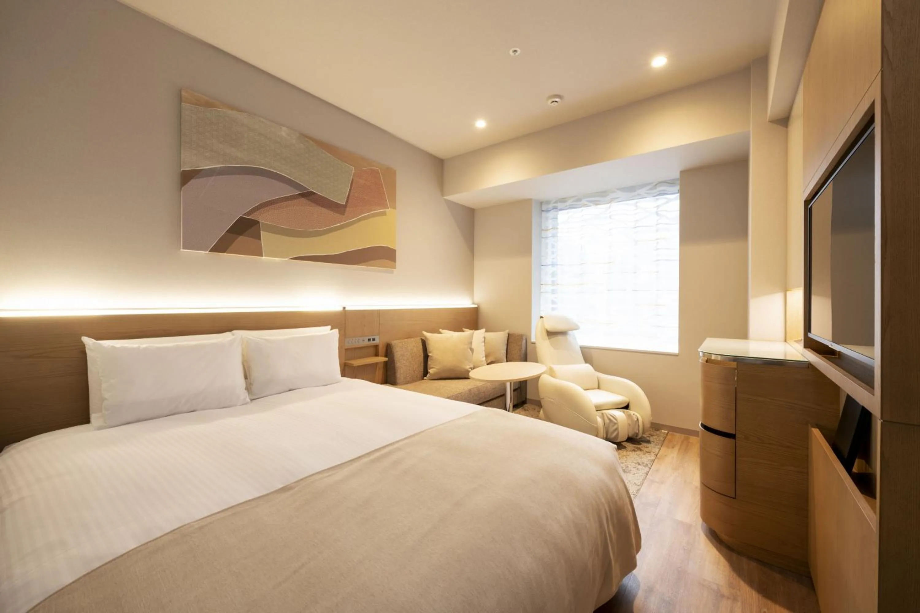 Bed in remm Tokyo Kyobashi