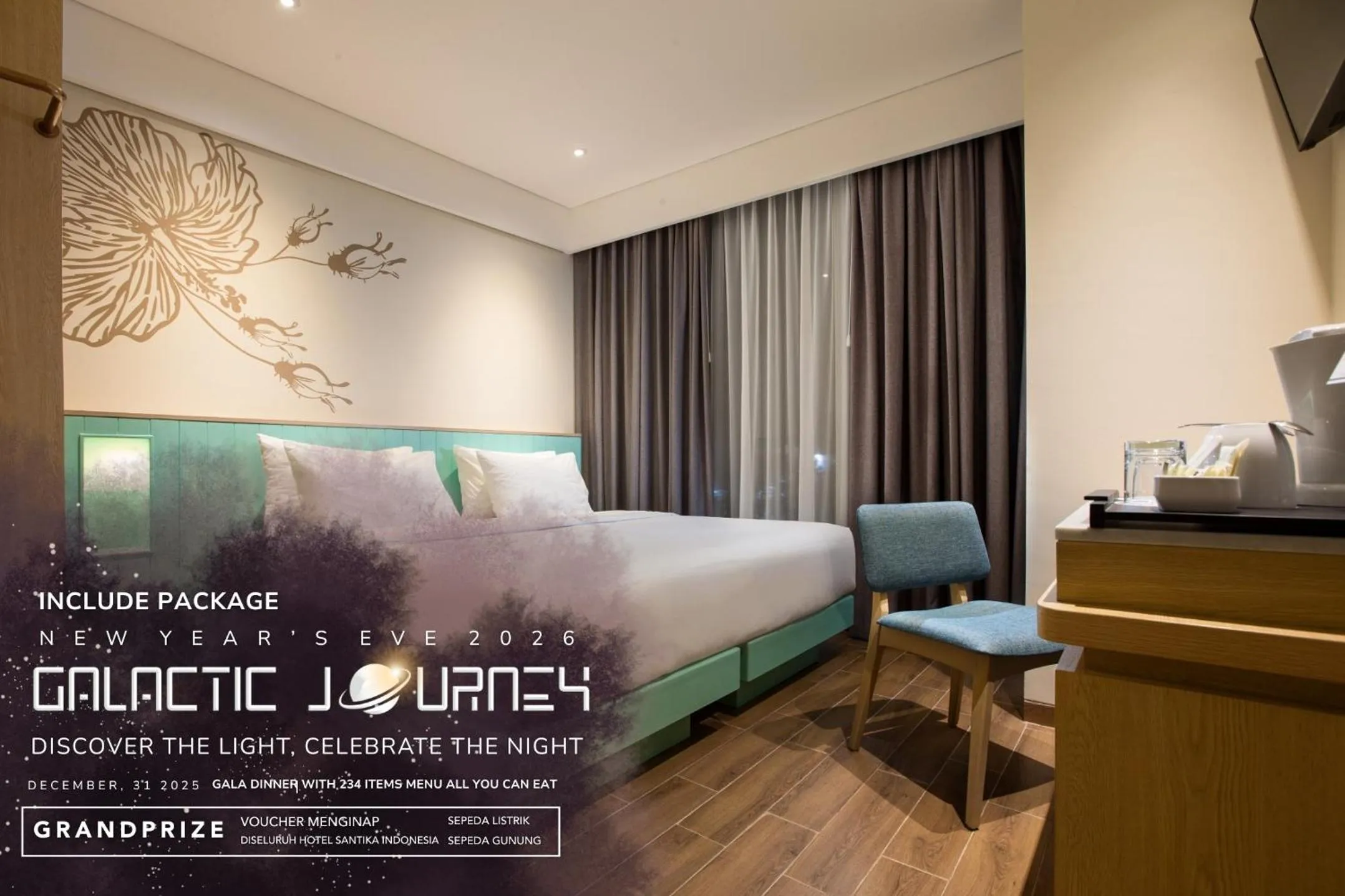 Bed in Hotel Santika Premiere Garut