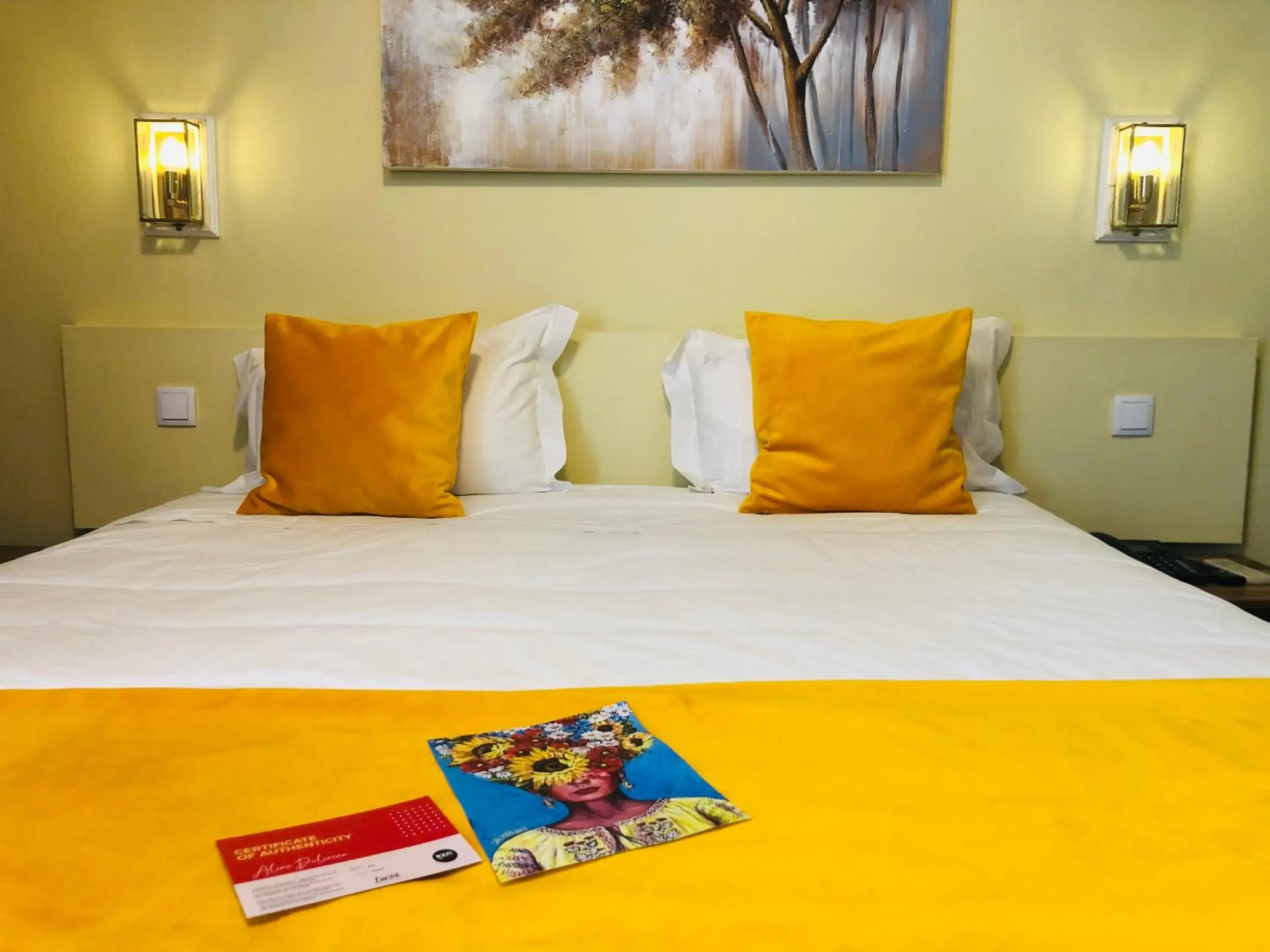 Bed in Hotel Jardim Viana do Castelo Bed in Hotel Jardim Viana do Castelo