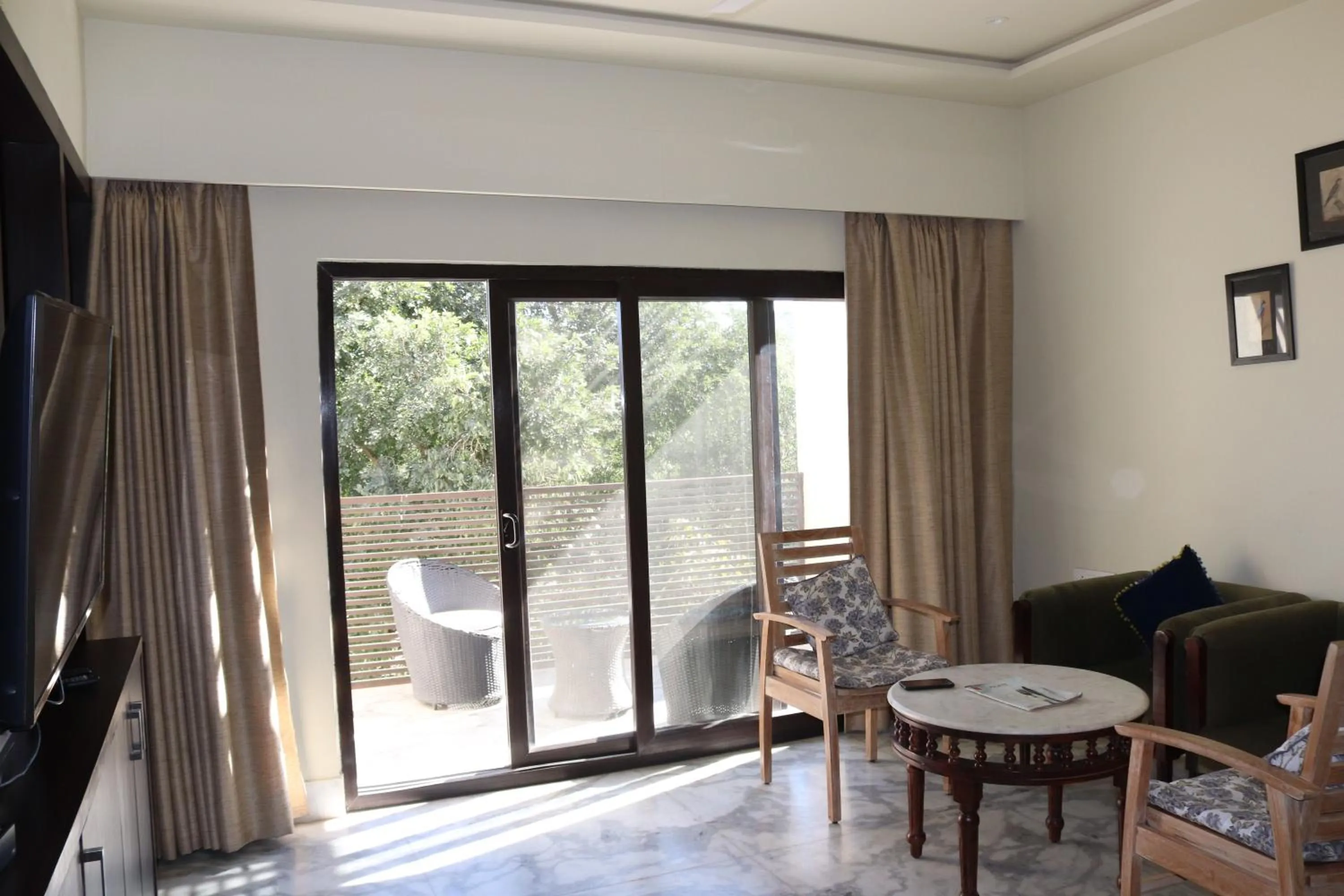 Seating area in The Kumbha Residency by Trulyy - A Luxury Resort and Spa