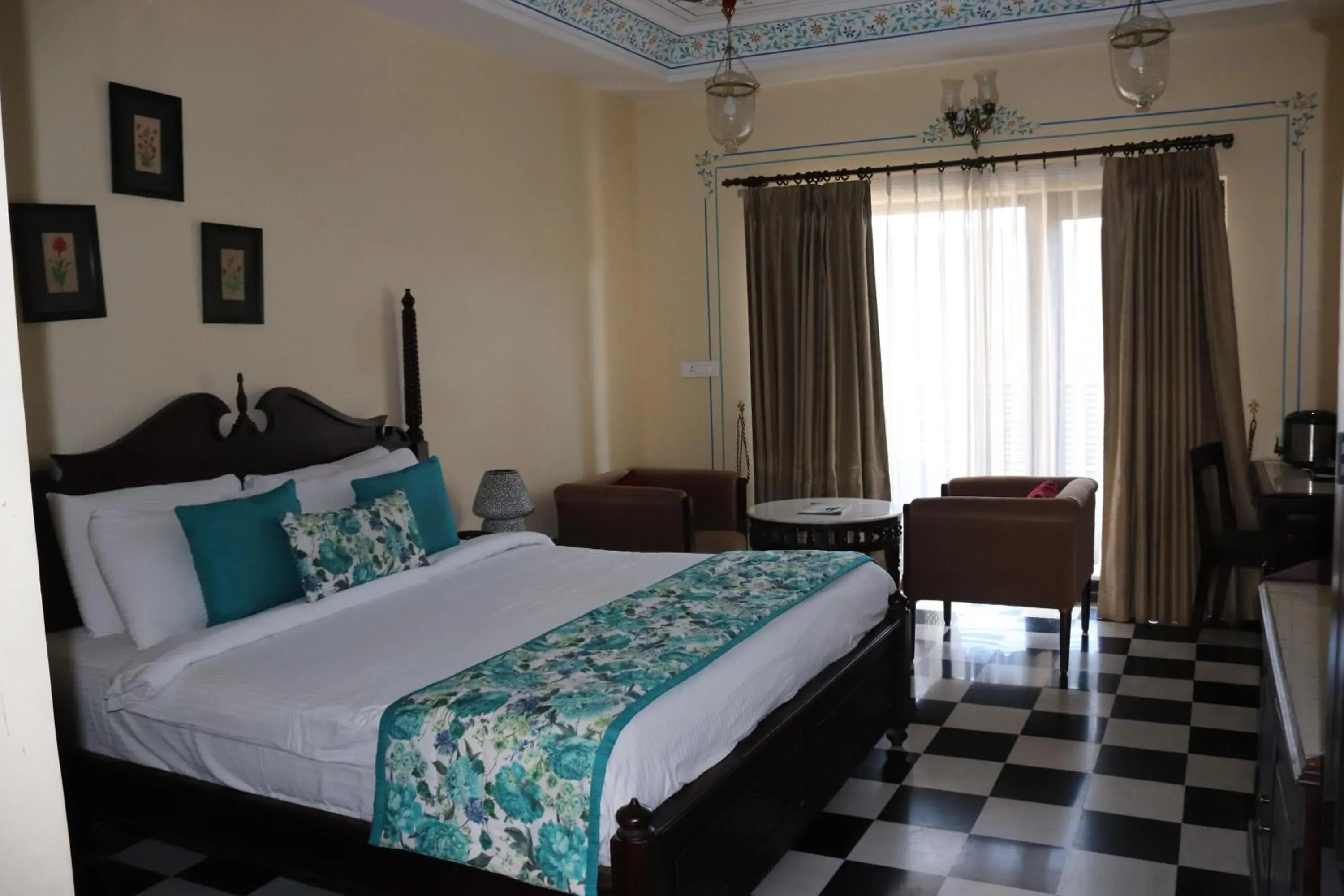 Bedroom, Bed in The Kumbha Residency by Trulyy - A Luxury Resort and Spa Bedroom, Bed in The Kumbha Residency by Trulyy - A Luxury Resort and Spa