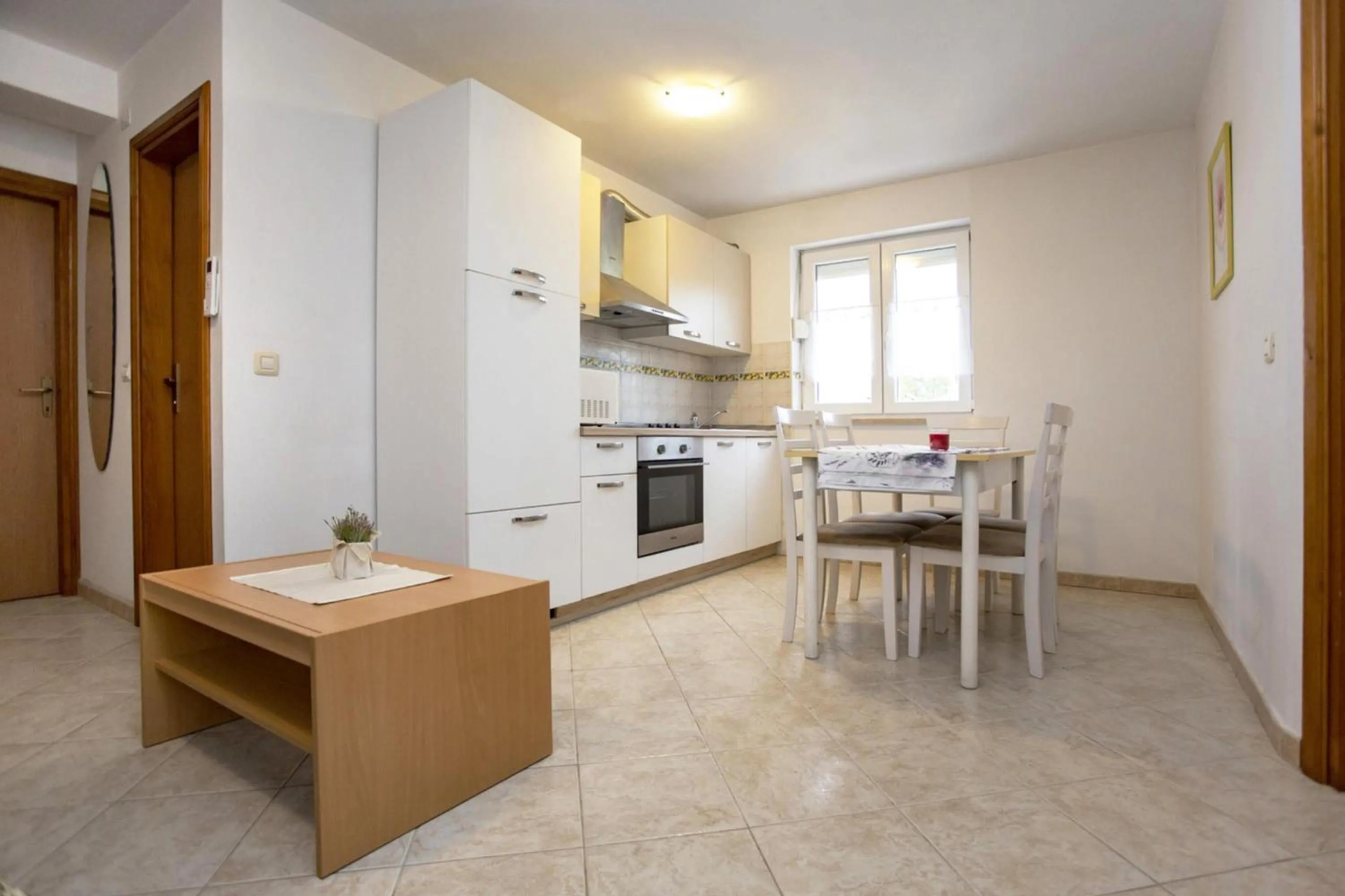 Kitchen or kitchenette in Apartments Ulika