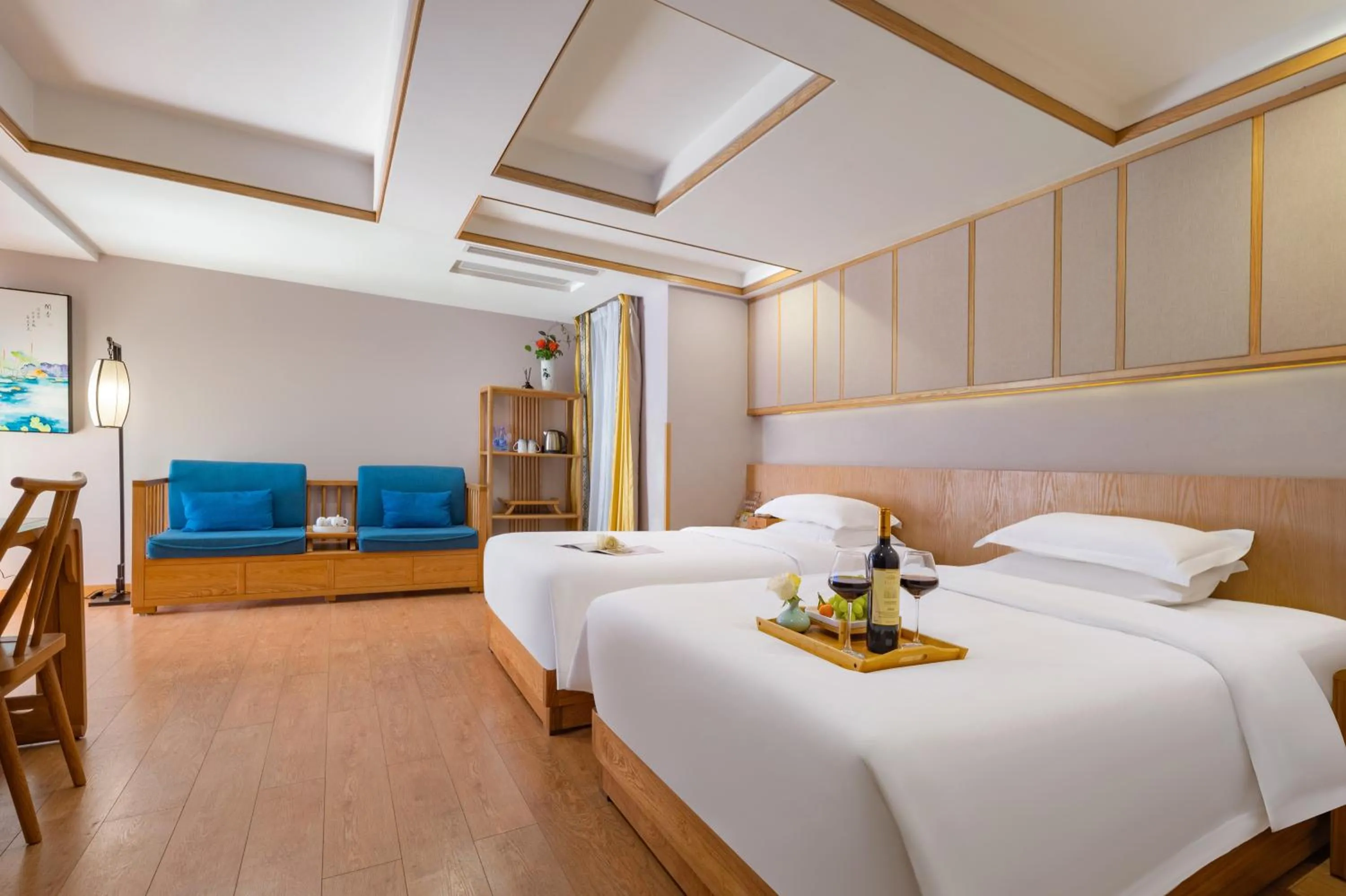 Photo of the whole room, Bed in Xiangxi Love Yangyun Hotel