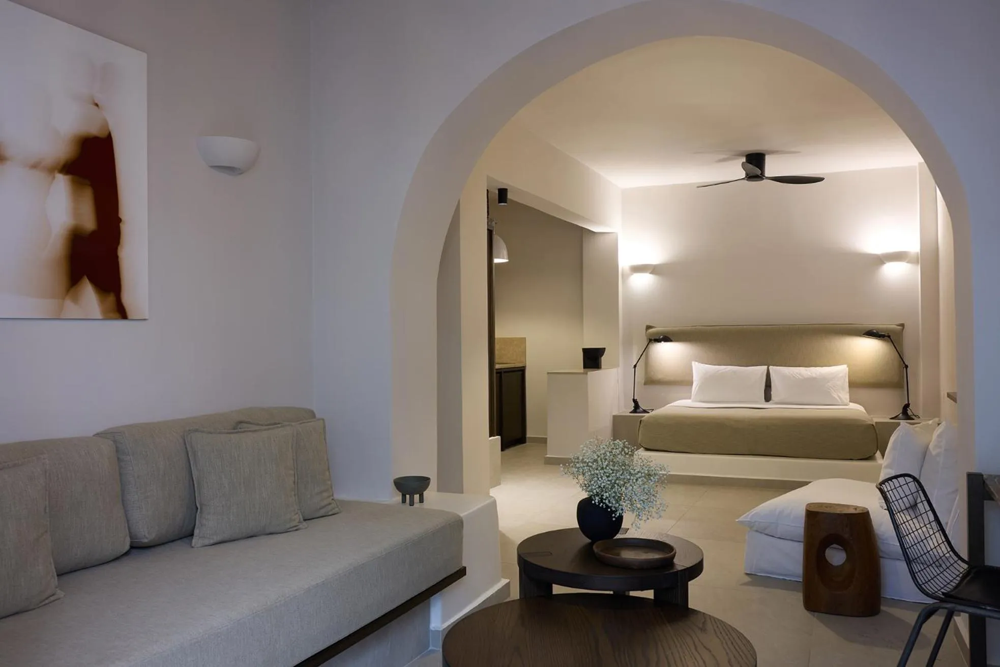 Living room, Bed in Bellonias Villas