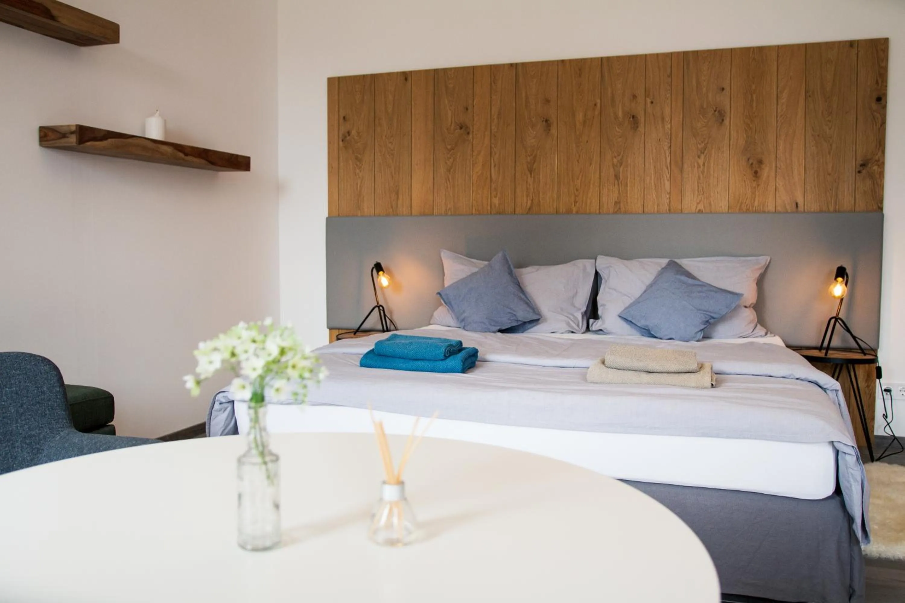 Bed in Chalets Franciska Major, Pro Village