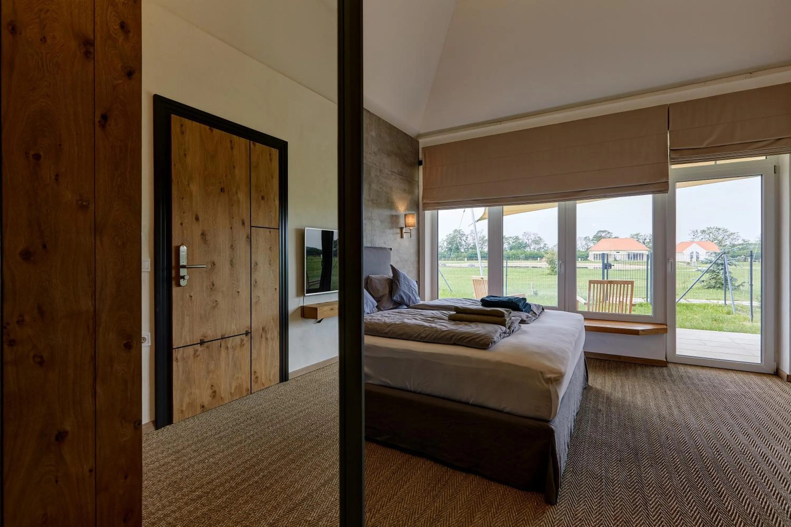 Bedroom, Bed in Chalets Franciska Major, Pro Village