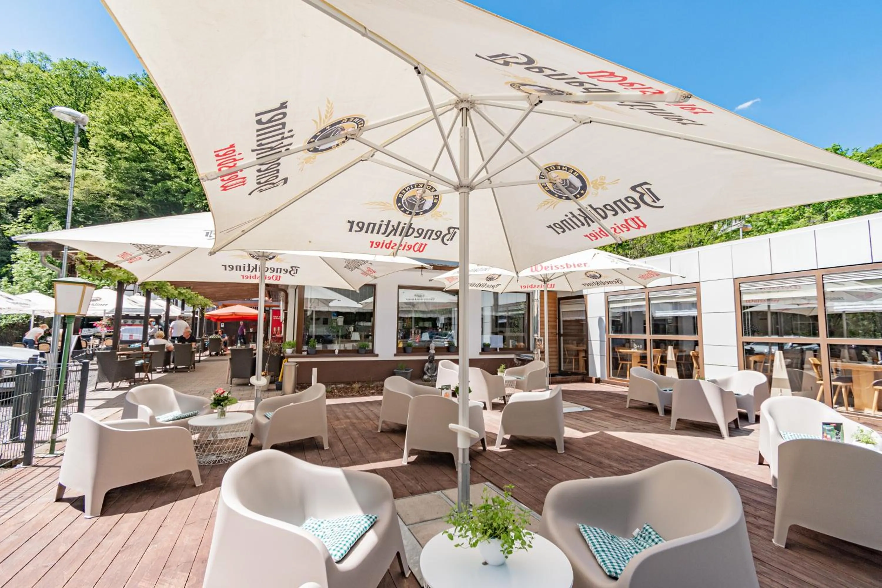Balcony/Terrace in Landhotel Ringelsteiner Mühle