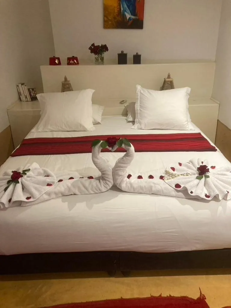 Bed in Riad Dar Asam