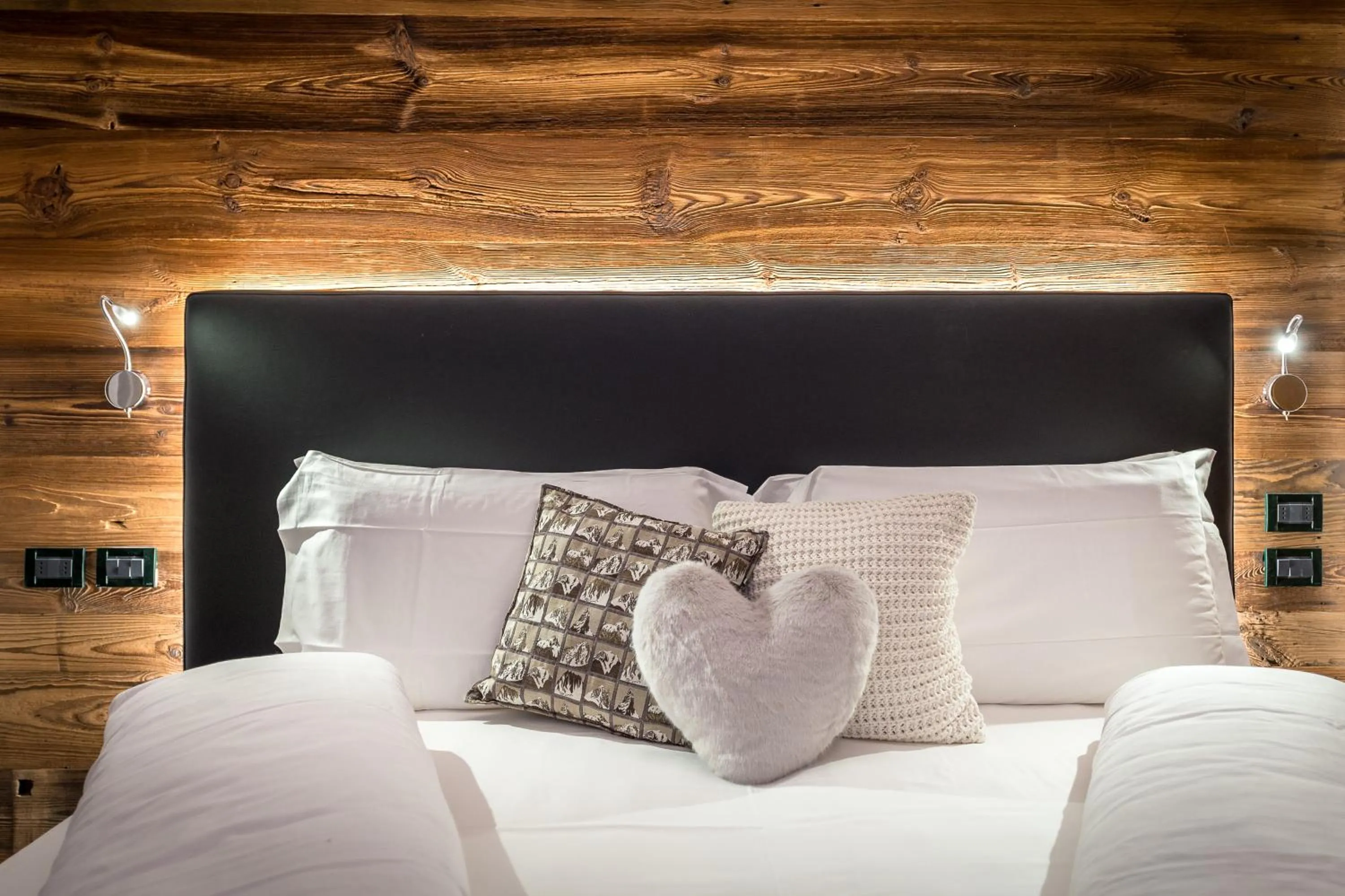 Bed in Alpstyle Hotel Albolina Wellness & Beauty