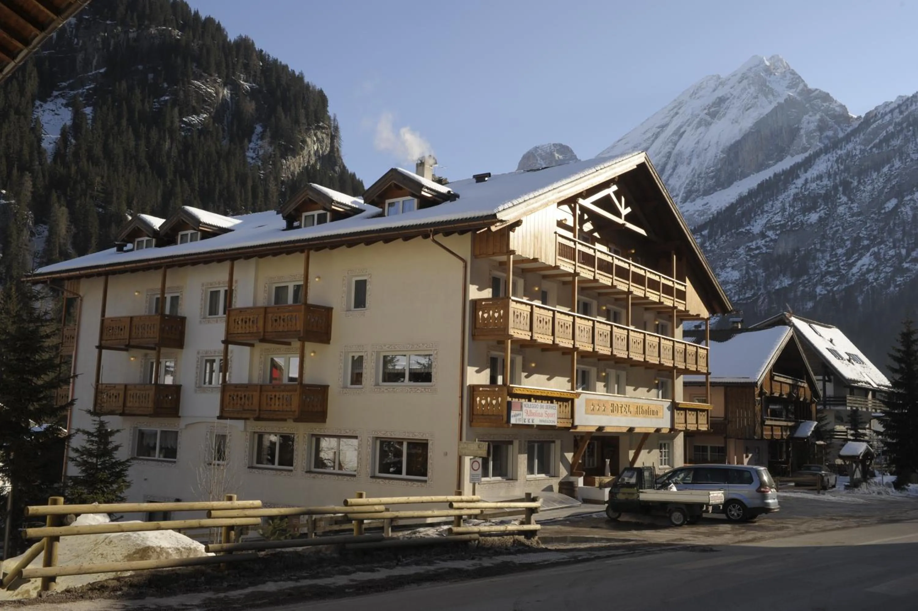 Facade/entrance in Alpstyle Hotel Albolina Wellness & Beauty