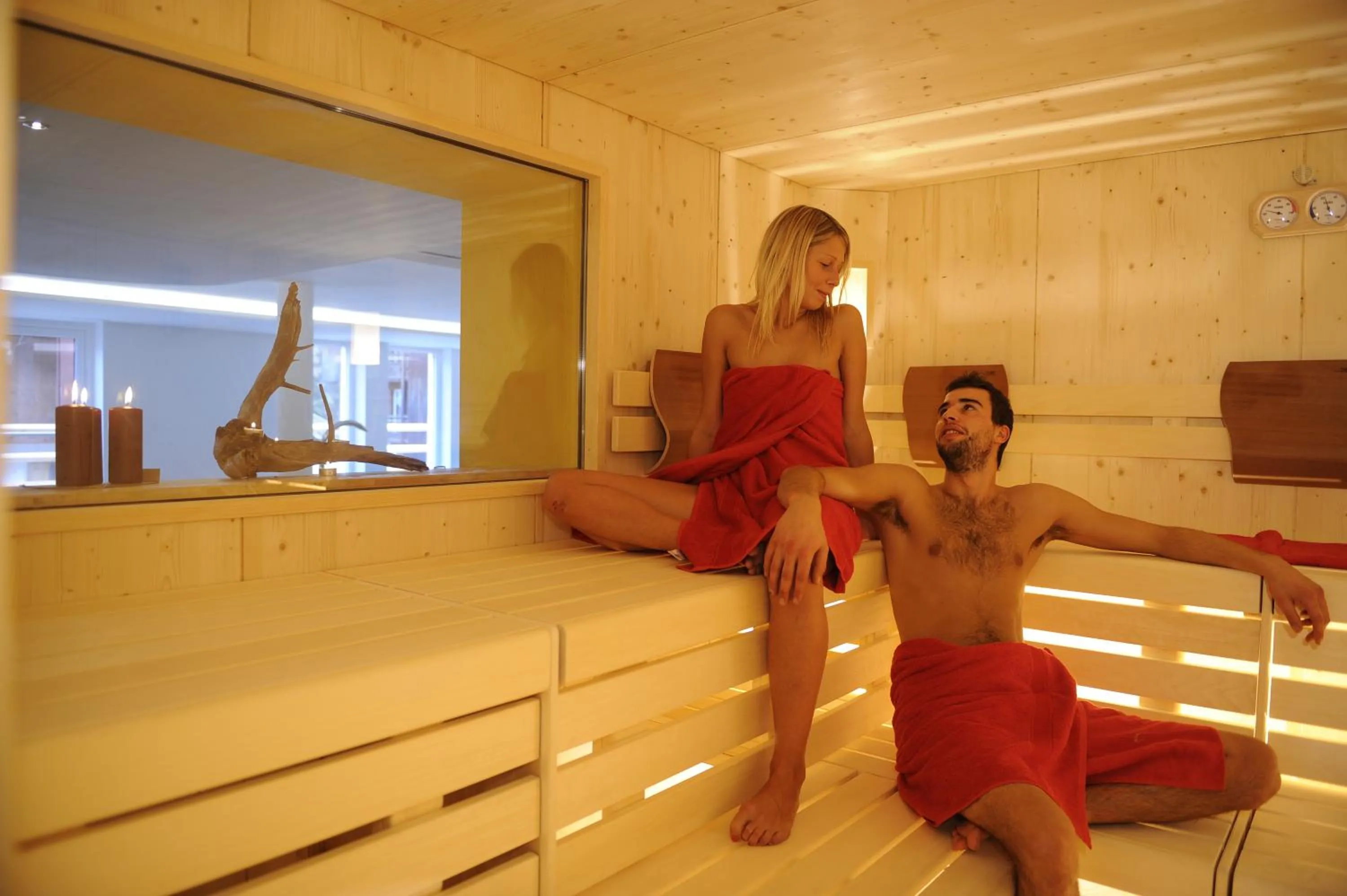 Sauna in Alpstyle Hotel Albolina Wellness & Beauty