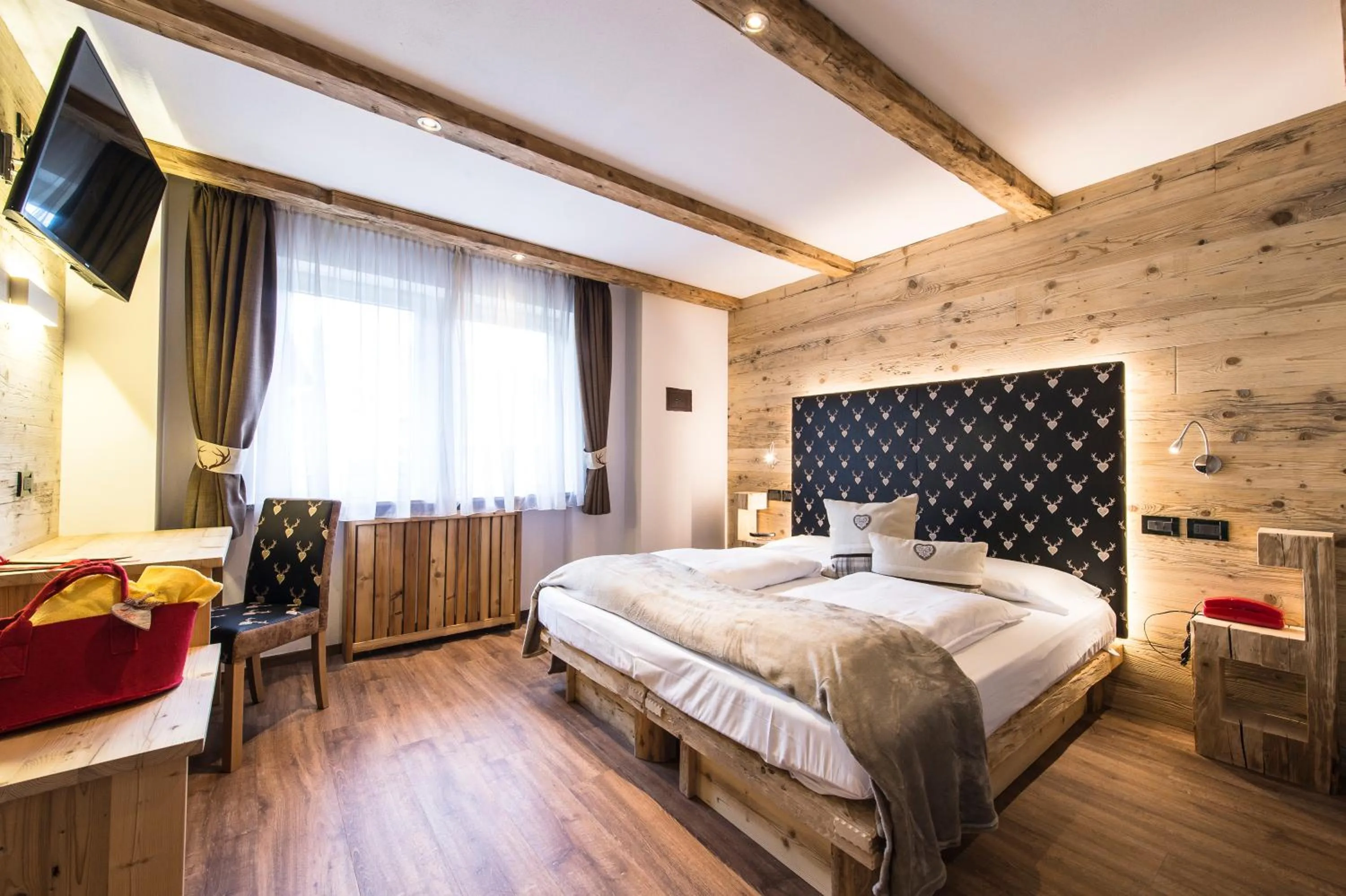 Bed in Alpstyle Hotel Albolina Wellness & Beauty