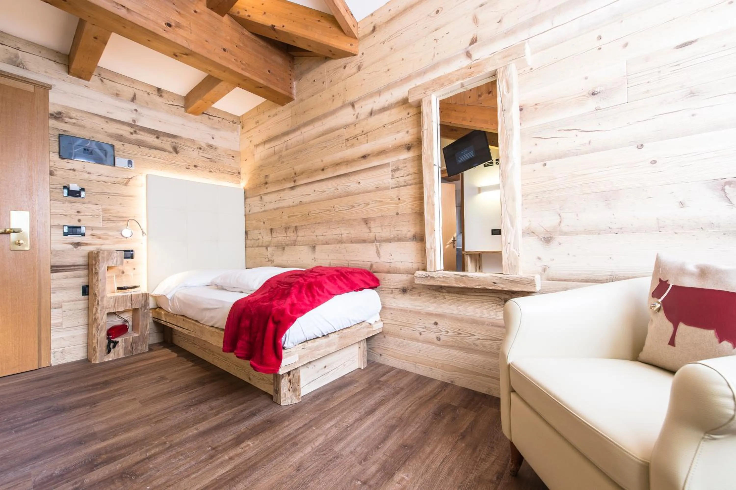 Bed in Alpstyle Hotel Albolina Wellness & Beauty