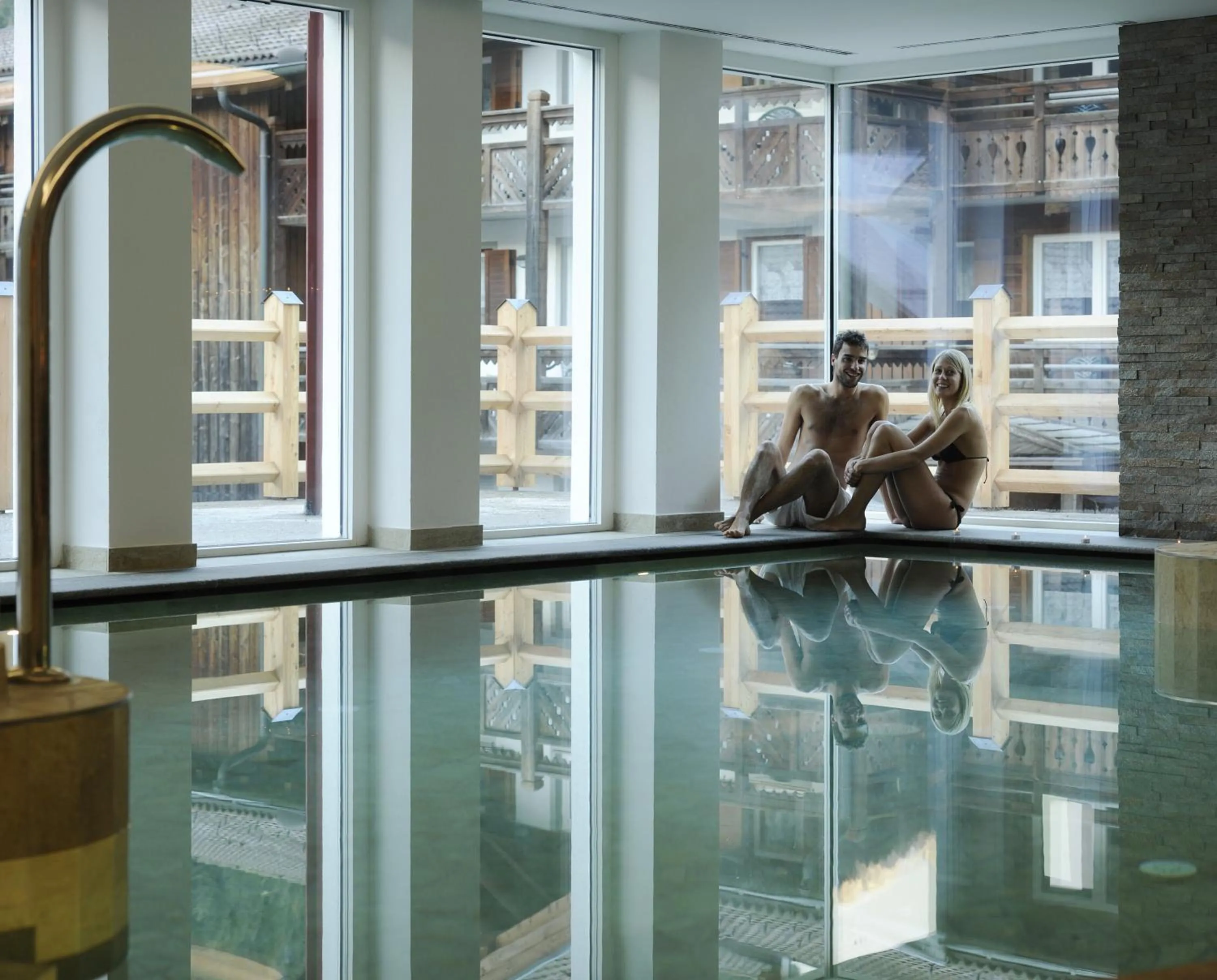 Swimming pool in Alpstyle Hotel Albolina Wellness & Beauty