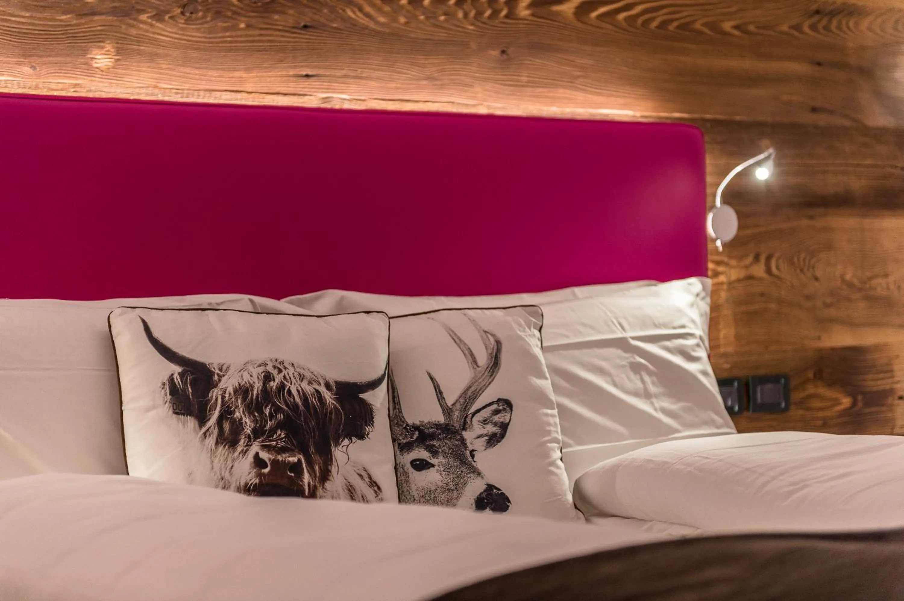 Bed in Alpstyle Hotel Albolina Wellness & Beauty