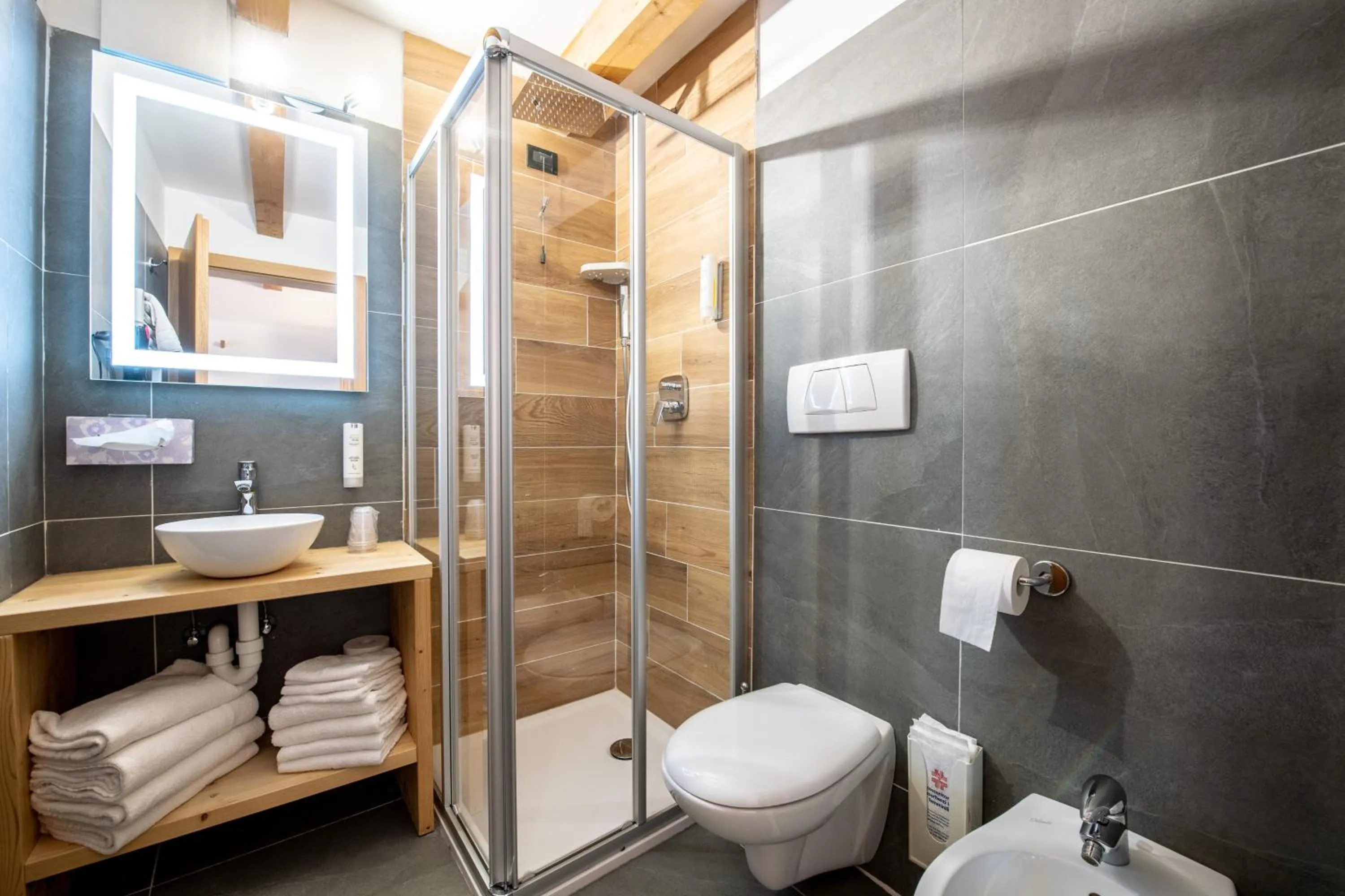 Shower in Alpstyle Hotel Albolina Wellness & Beauty