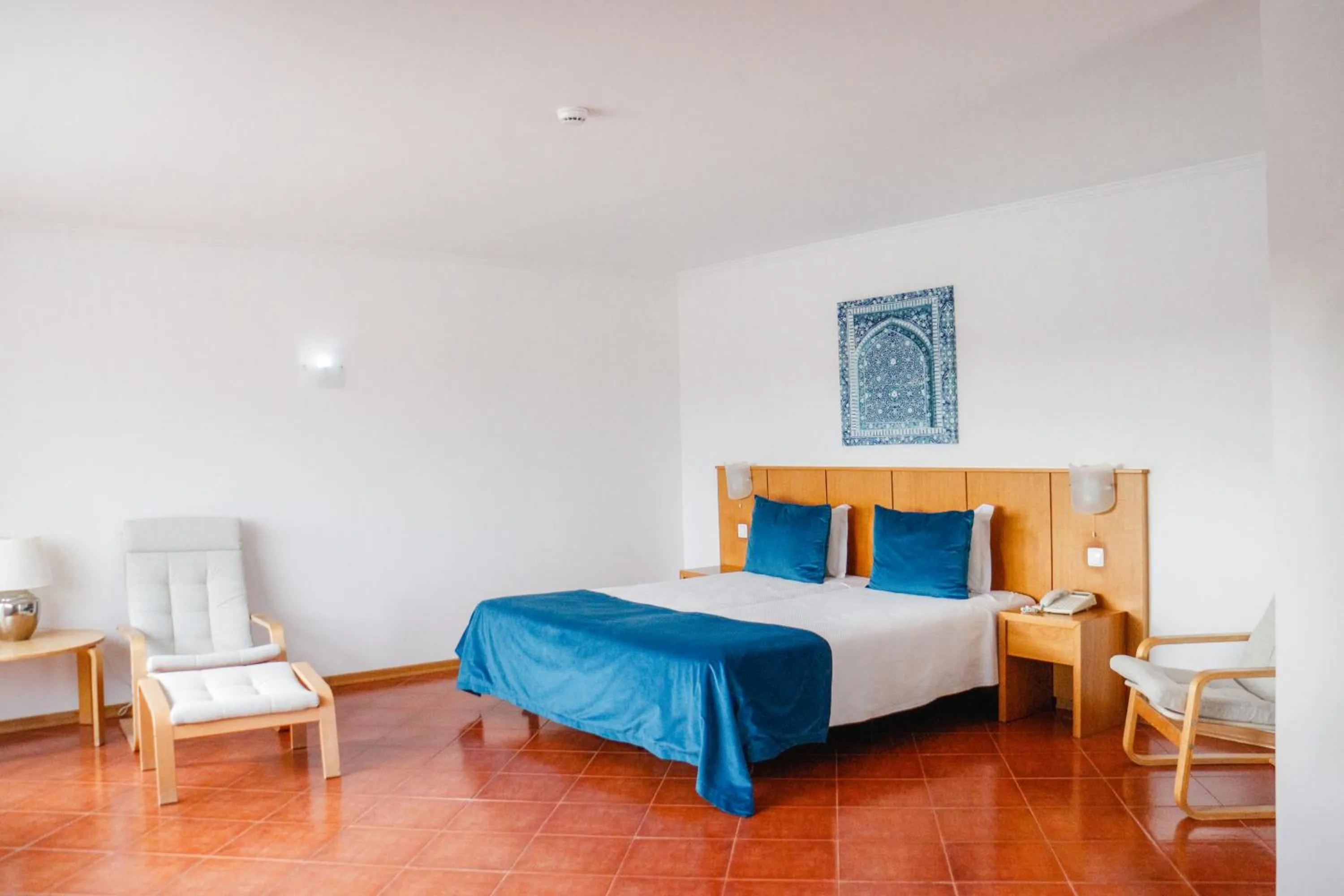 Bed in Hotel Santa Cruz