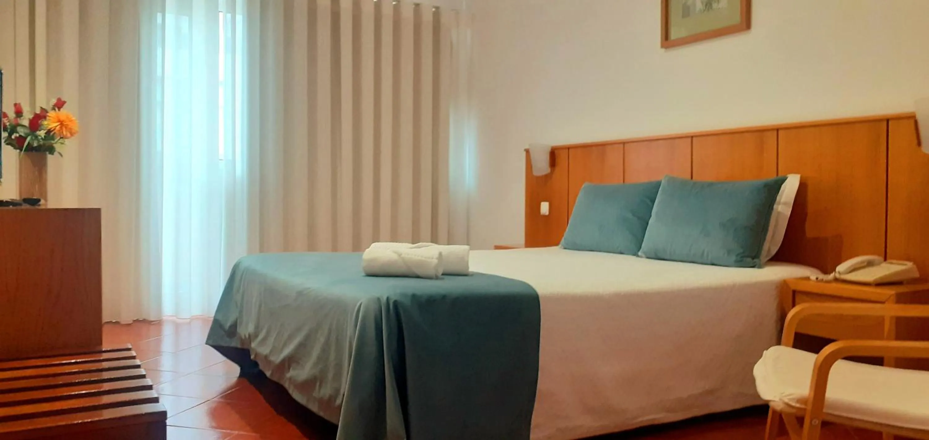 Bed in Hotel Santa Cruz