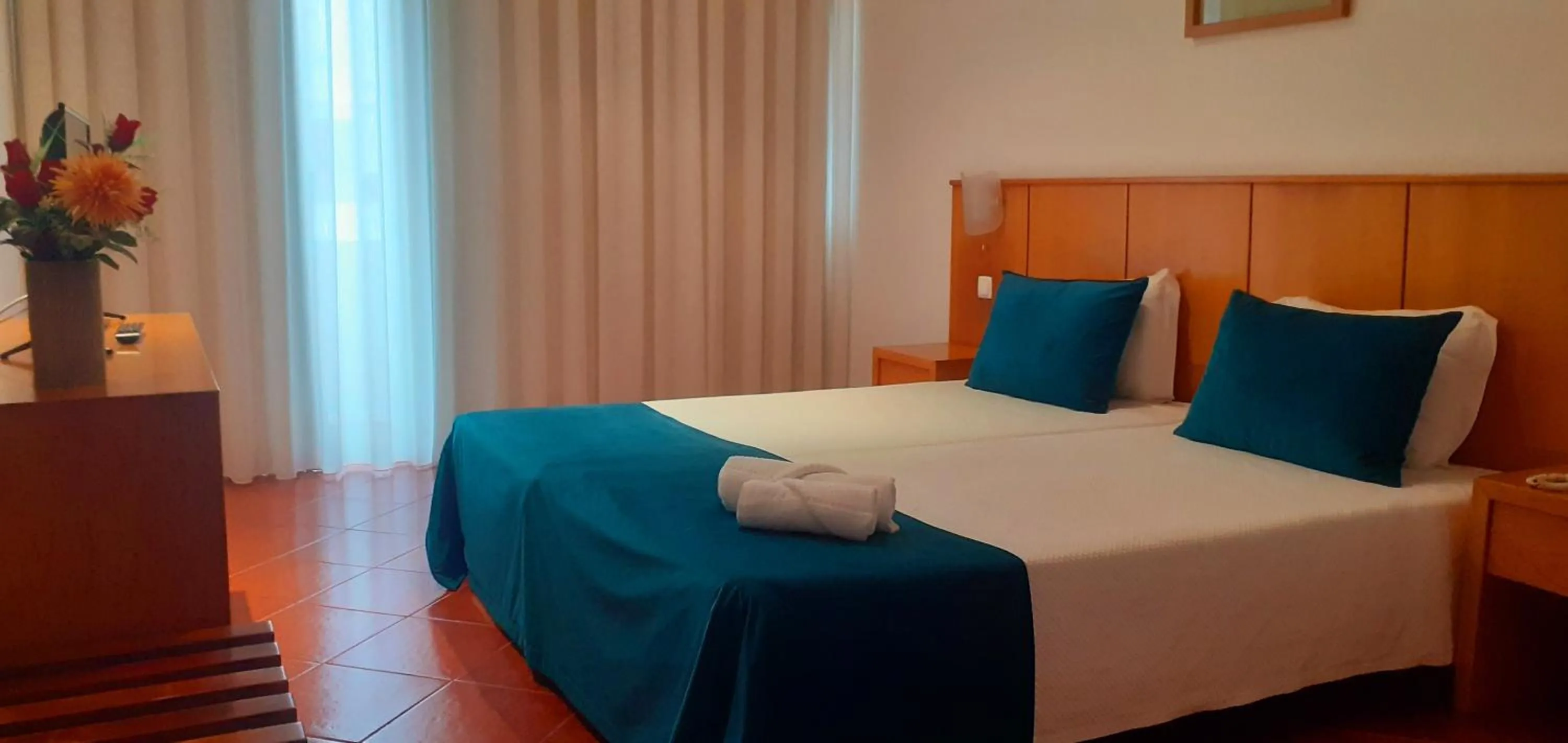 Bed in Hotel Santa Cruz