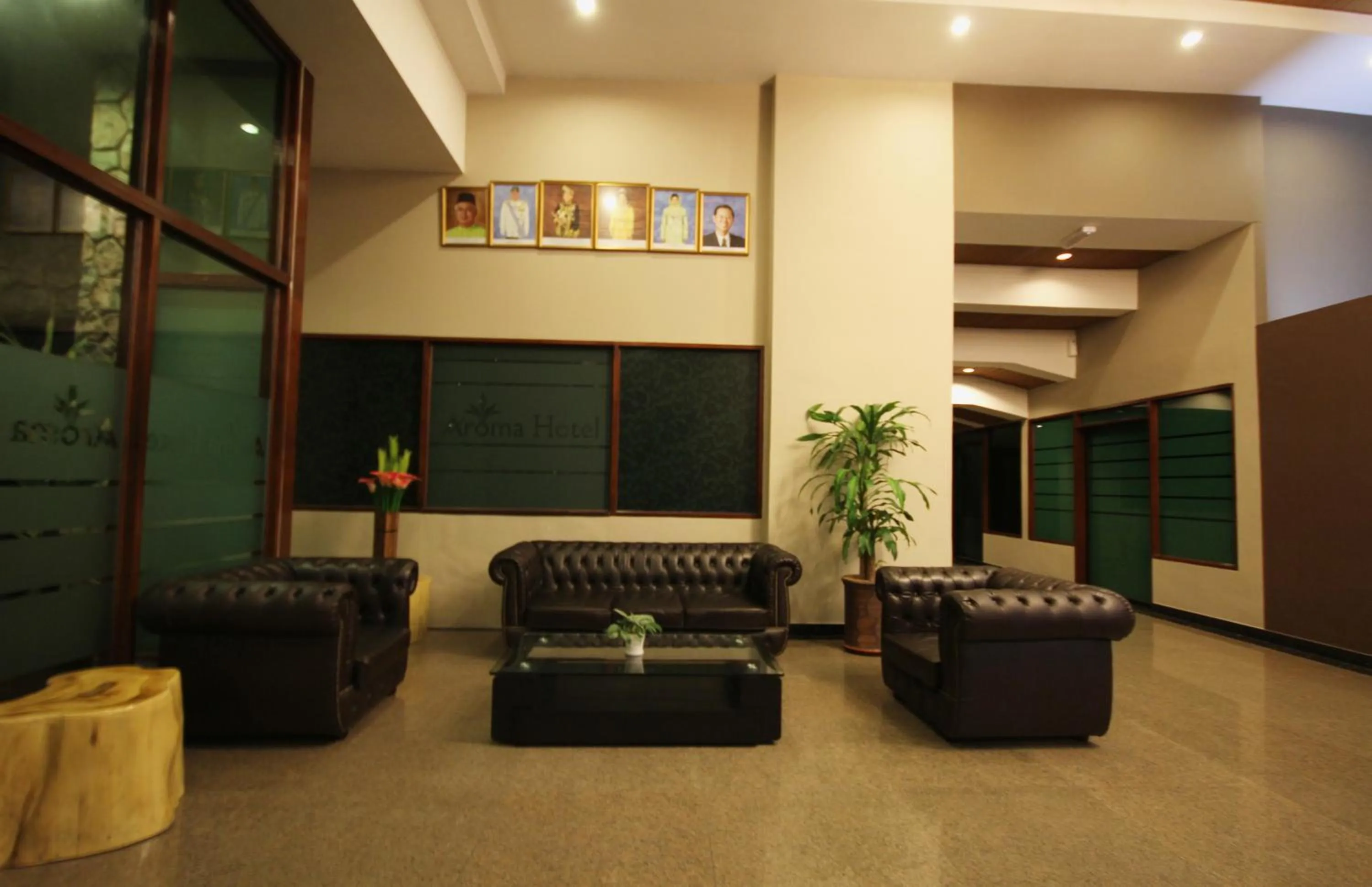 Lobby or reception in Aroma Hotel
