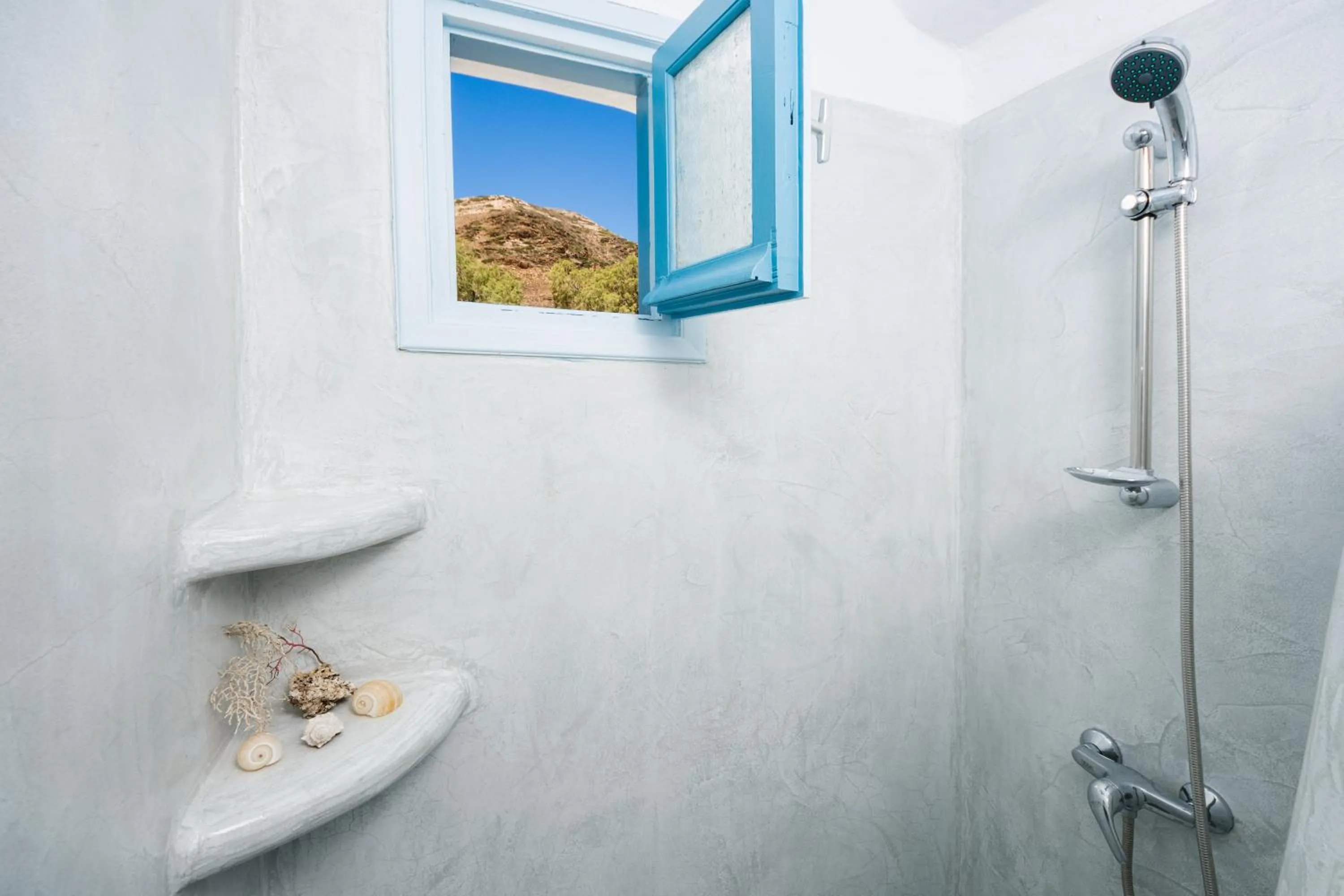Shower in Glaros Hotel (By The Sea)