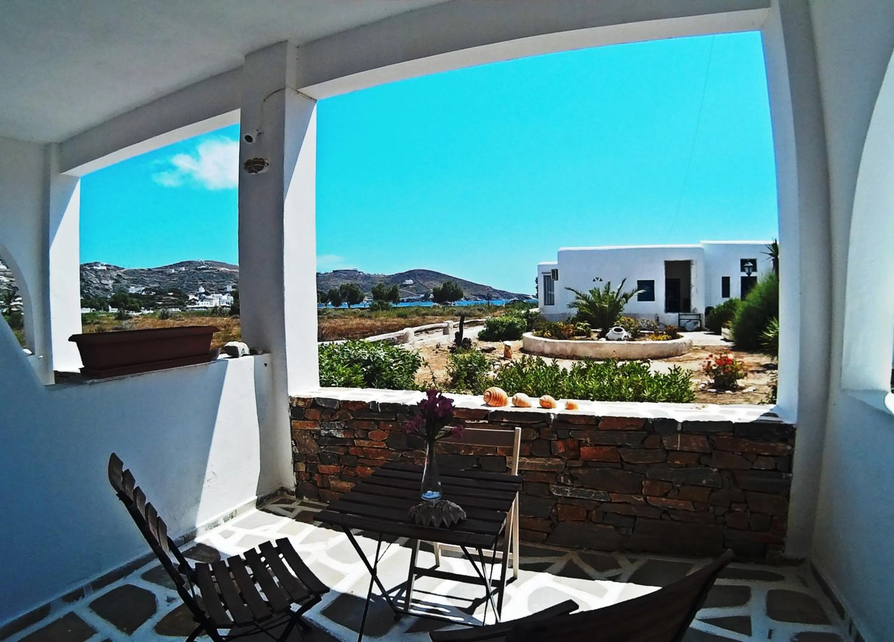 Balcony/Terrace in Glaros Hotel (By The Sea)