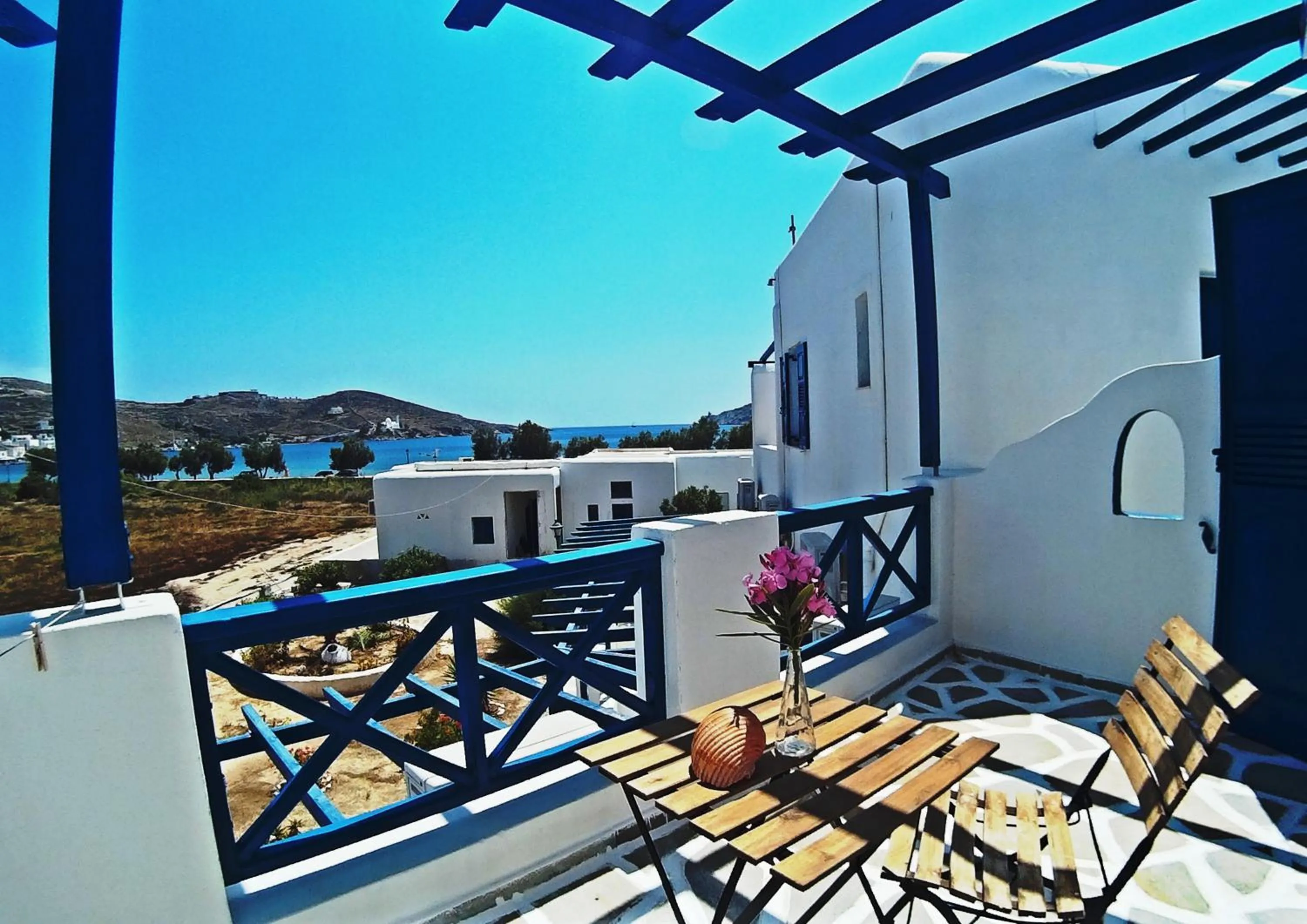 Balcony/Terrace in Glaros Hotel (By The Sea)