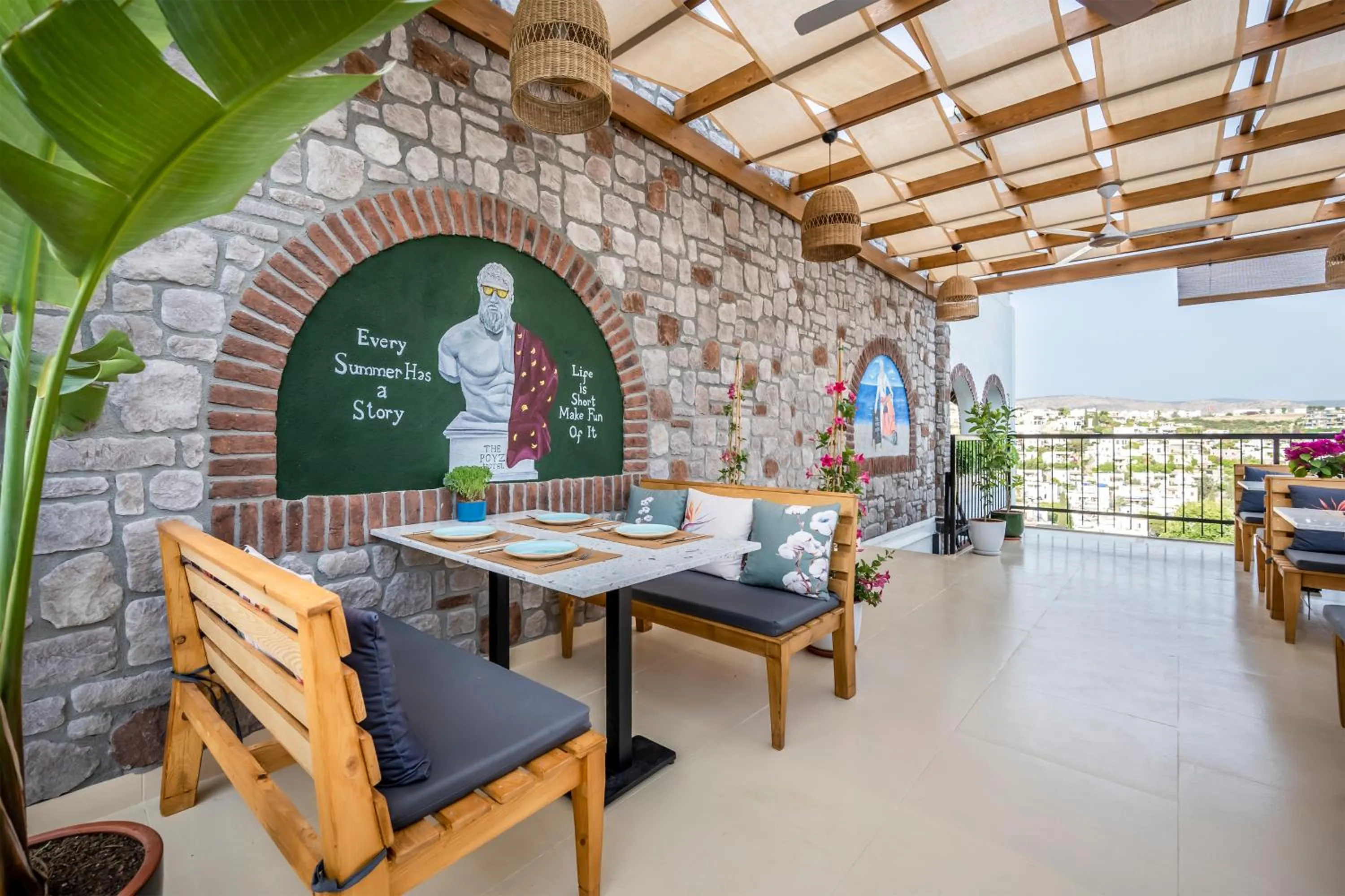 Restaurant/places to eat in The Poyz Hotel Bodrum