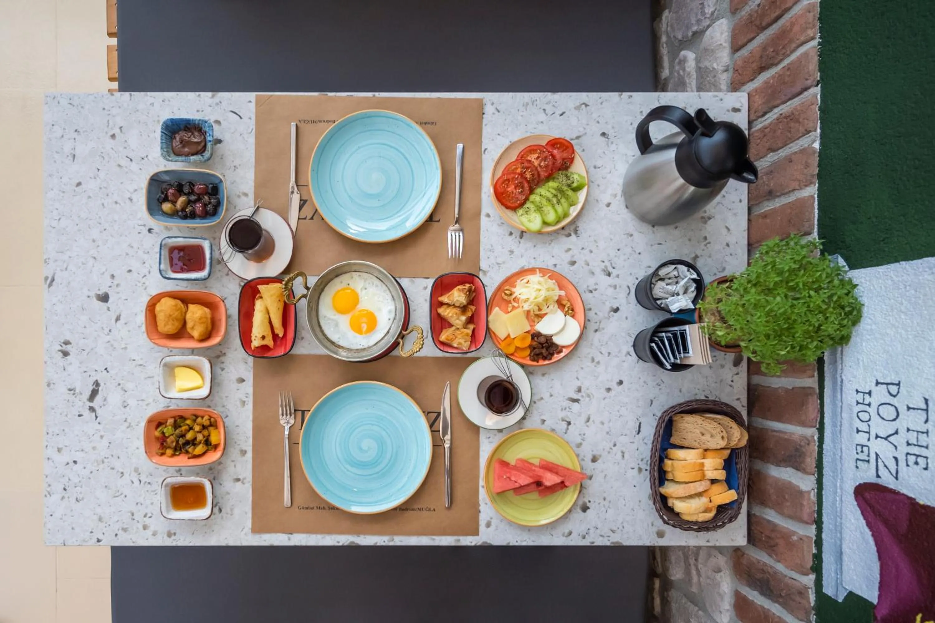 Breakfast in The Poyz Hotel Bodrum