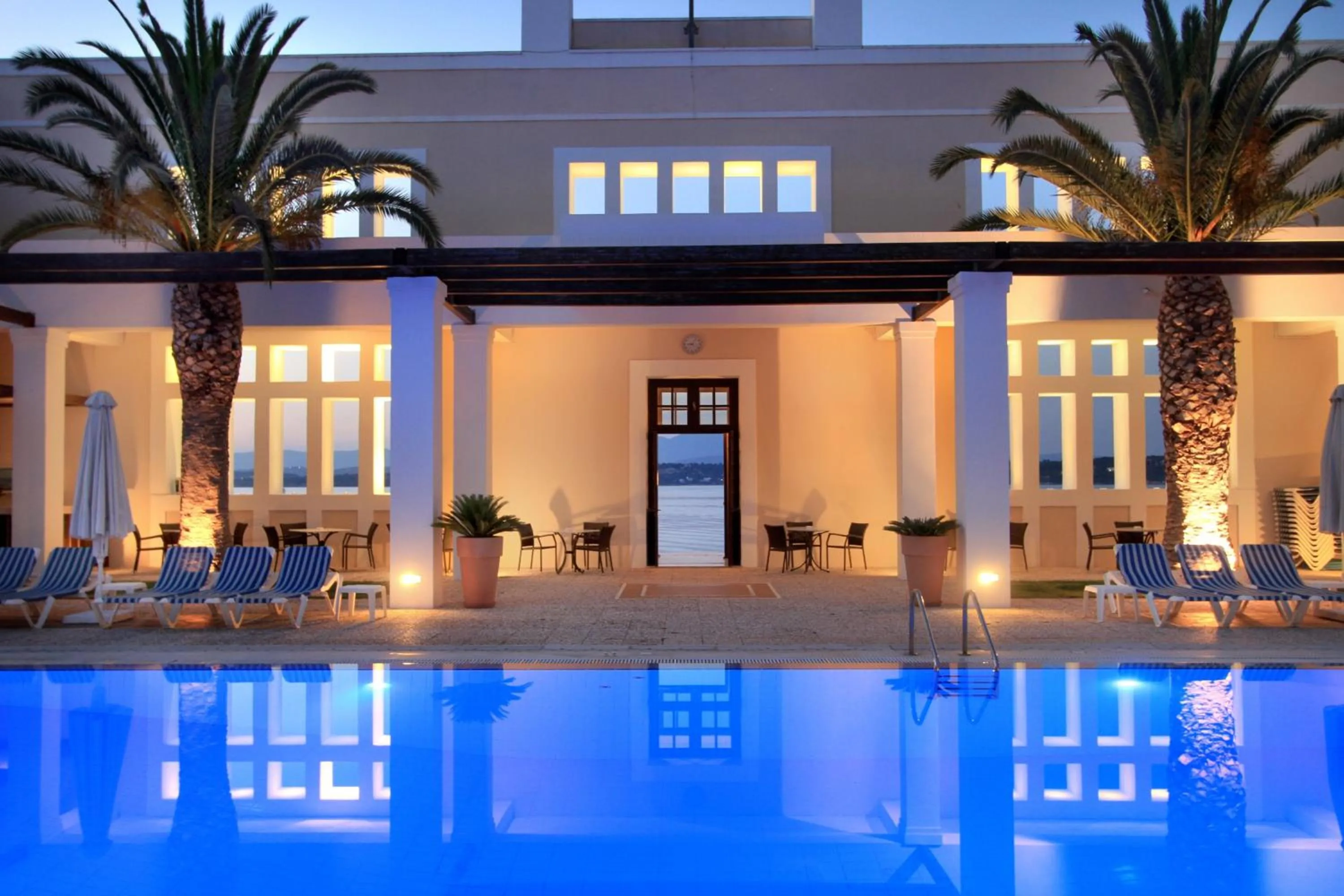Swimming pool in Nissia Traditional Residences Spetses