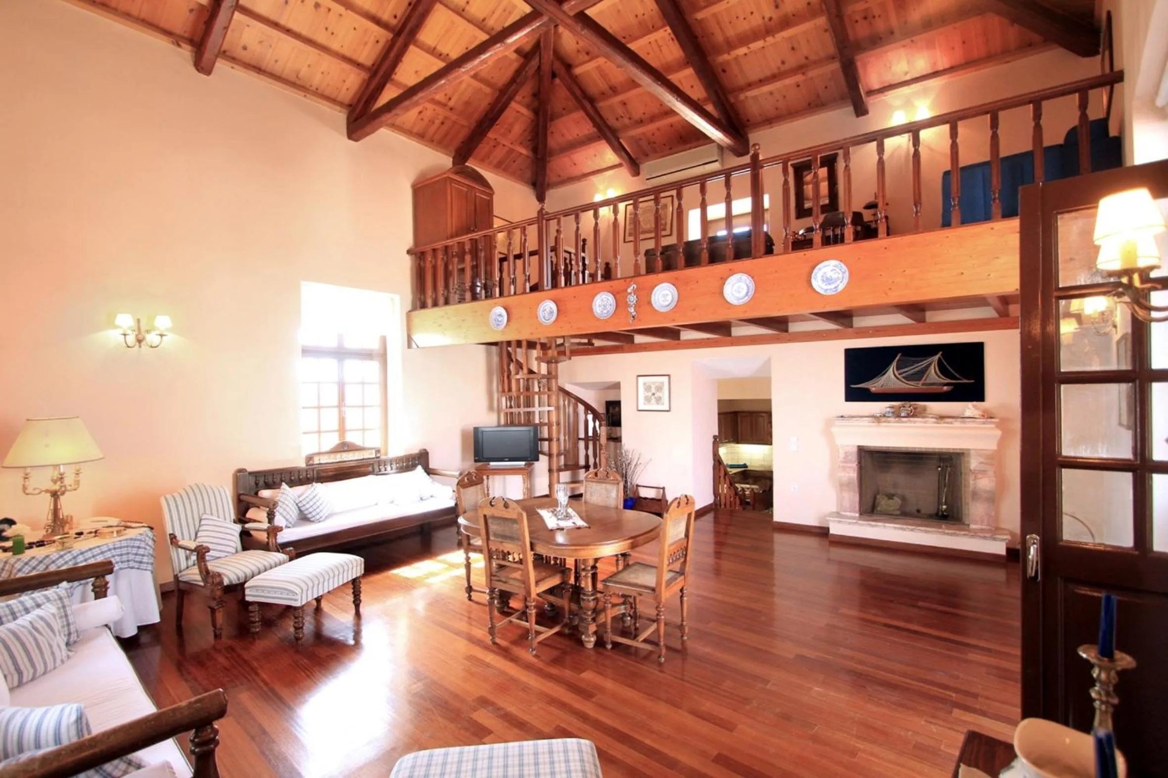 Living room in Nissia Traditional Residences Spetses