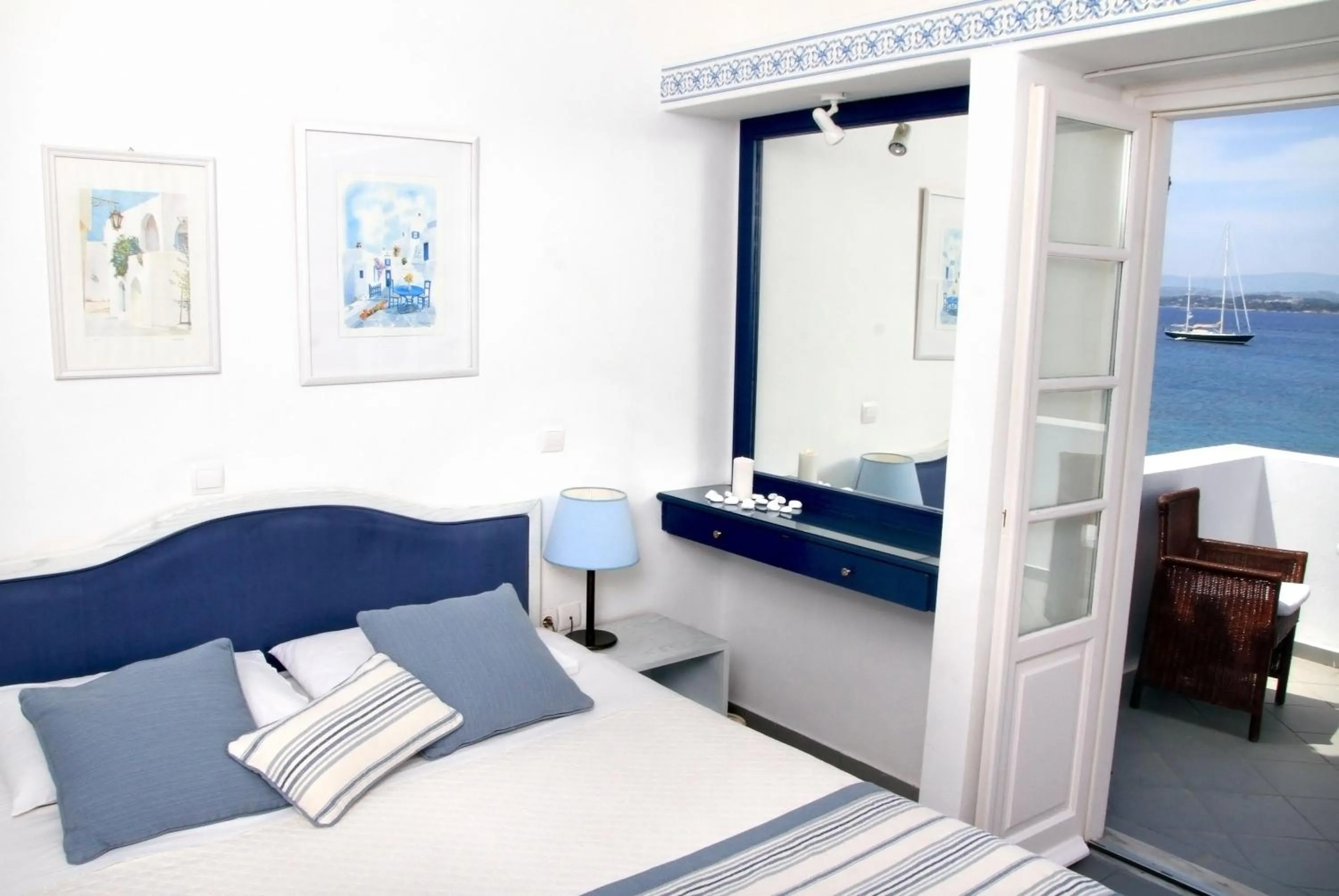 Bedroom, Bed in Nissia Traditional Residences Spetses