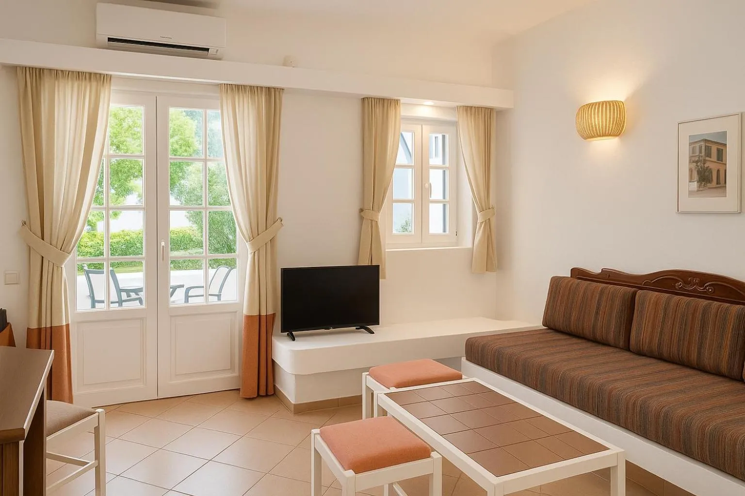 Living room in Nissia Traditional Residences Spetses