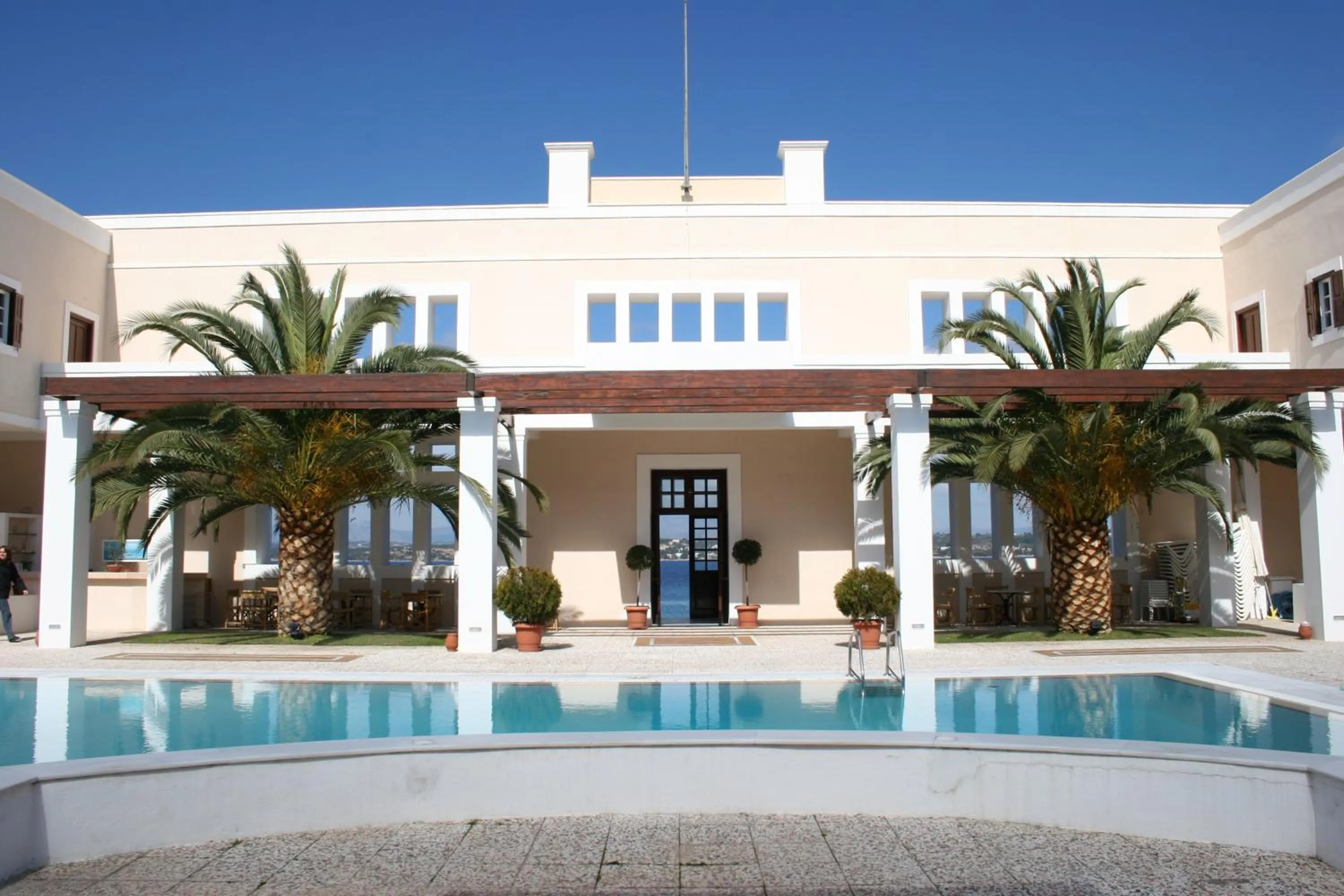Swimming pool in Nissia Traditional Residences Spetses