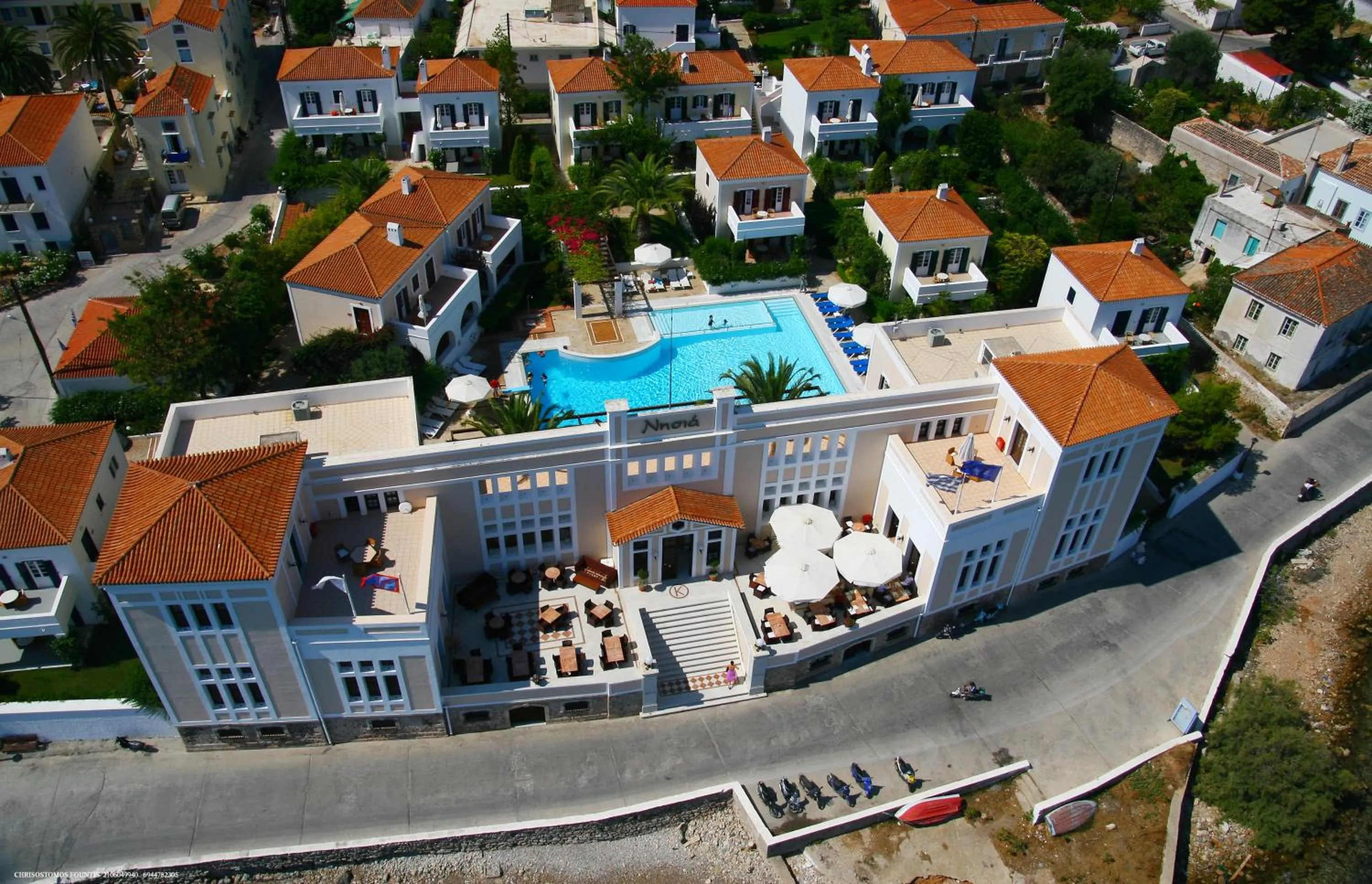 Bird's eye view in Nissia Traditional Residences Spetses