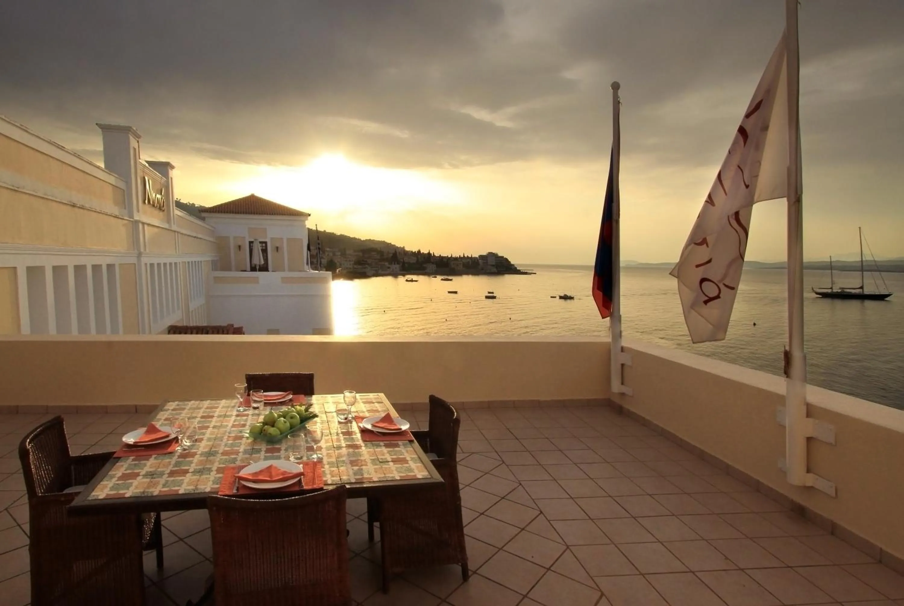 Balcony/Terrace in Nissia Traditional Residences Spetses