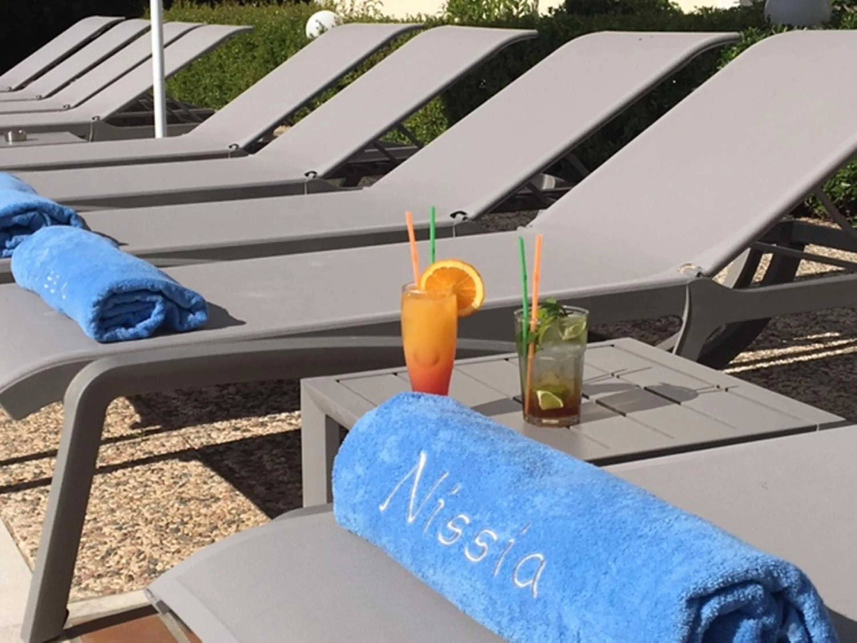 Swimming pool in Nissia Traditional Residences Spetses