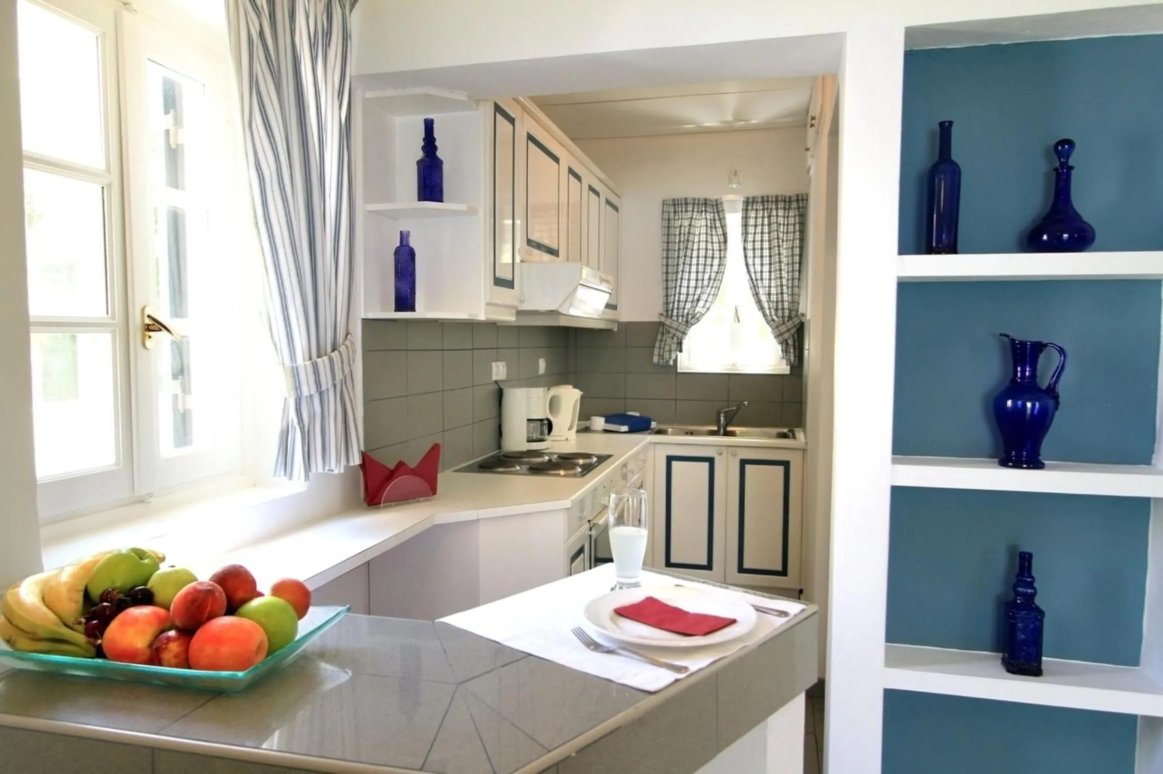 Kitchen or kitchenette in Nissia Traditional Residences Spetses