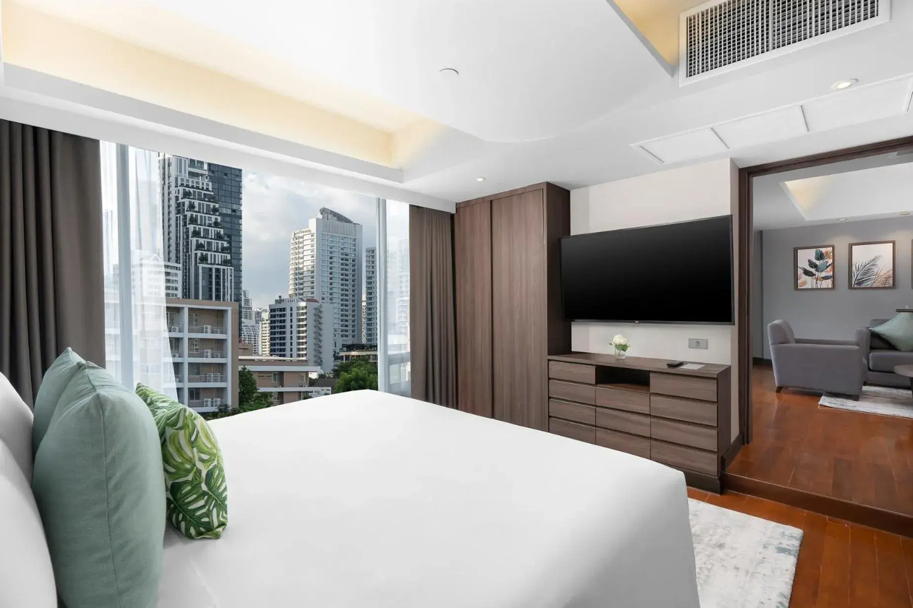 Bedroom, Bed in Hotel Mermaid Bangkok Bedroom, Bed in Hotel Mermaid Bangkok