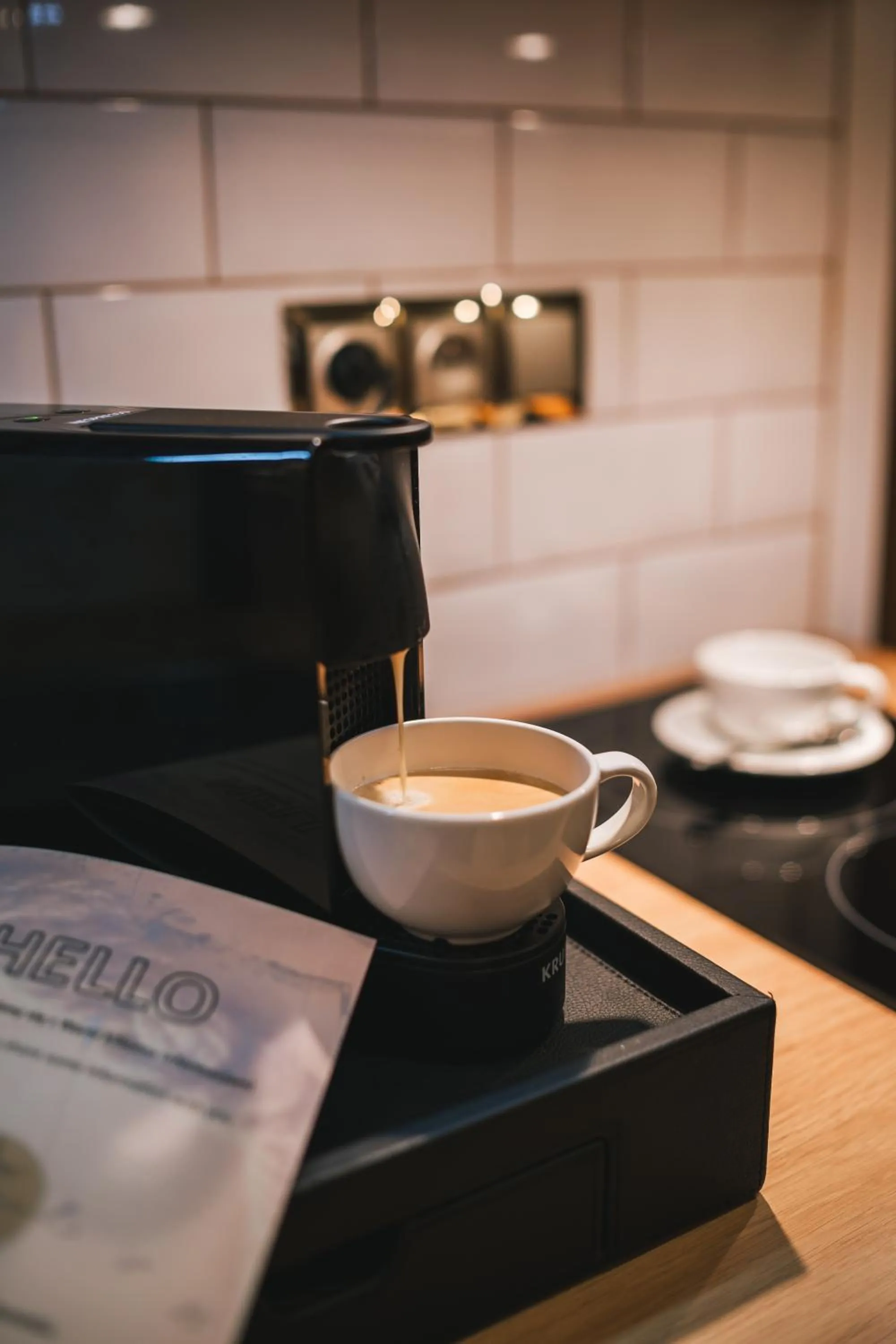 Coffee/tea facilities in Hotel & Apartments Ventus Rosa