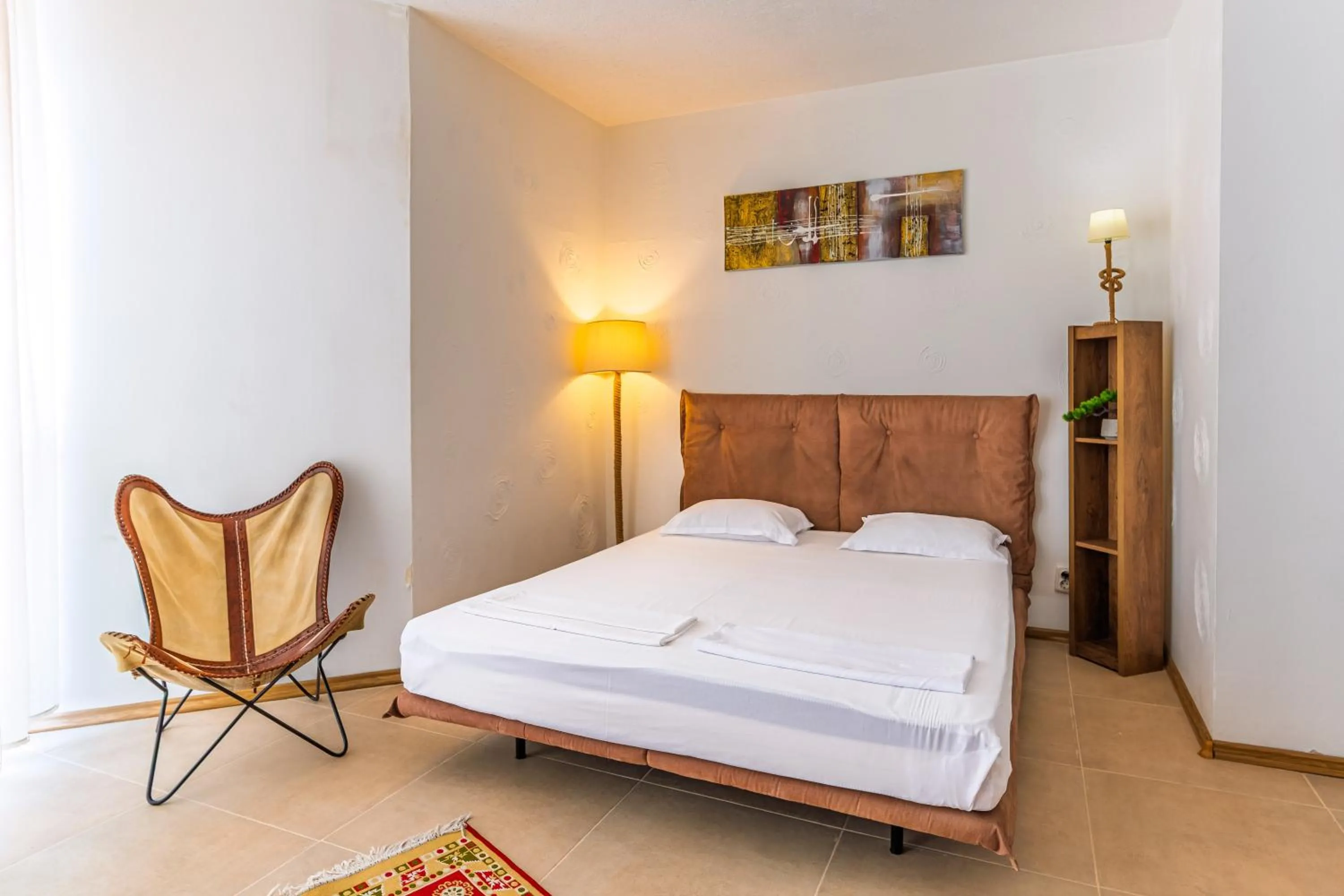 Bed in Art Hotel Simona