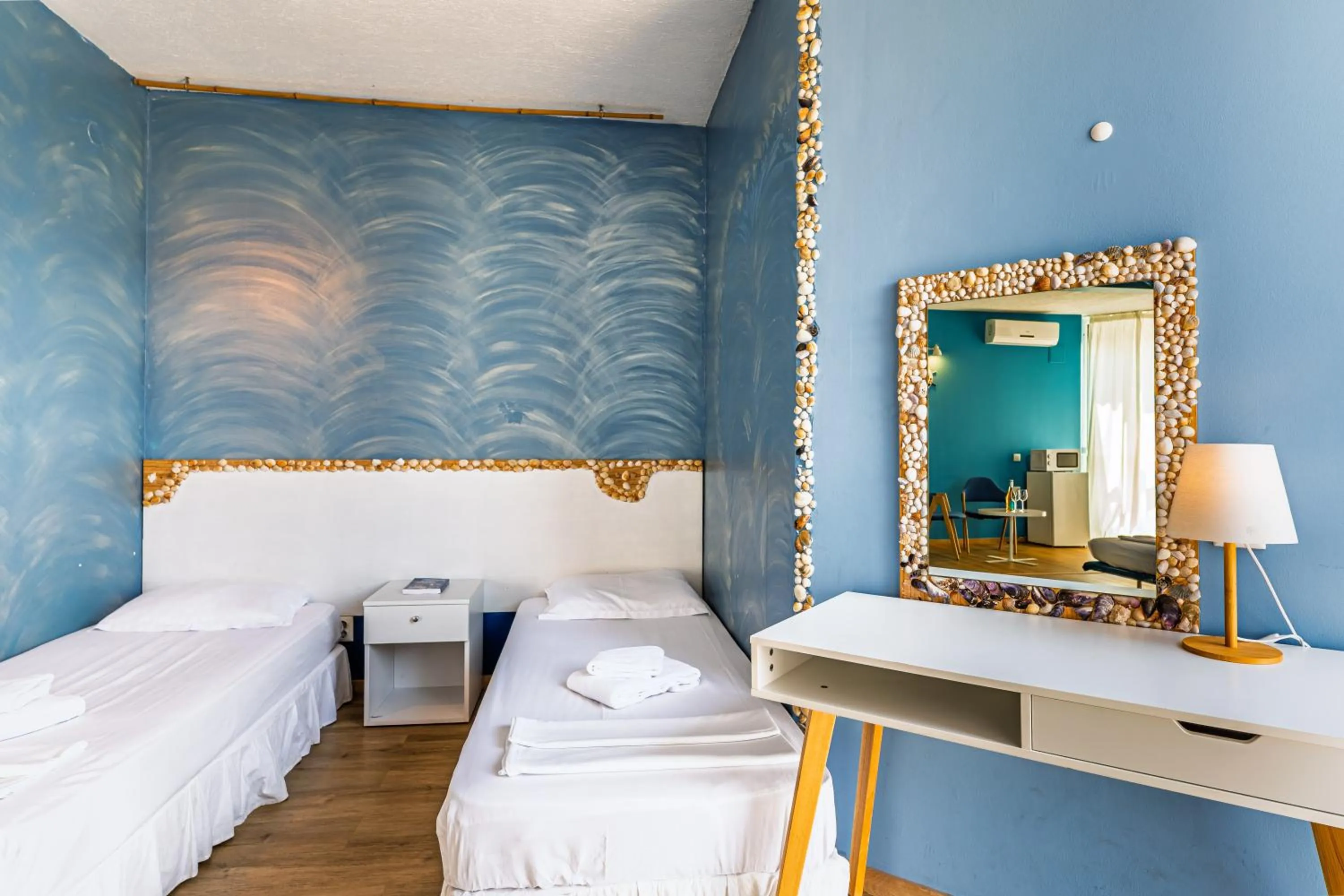 Bed in Art Hotel Simona