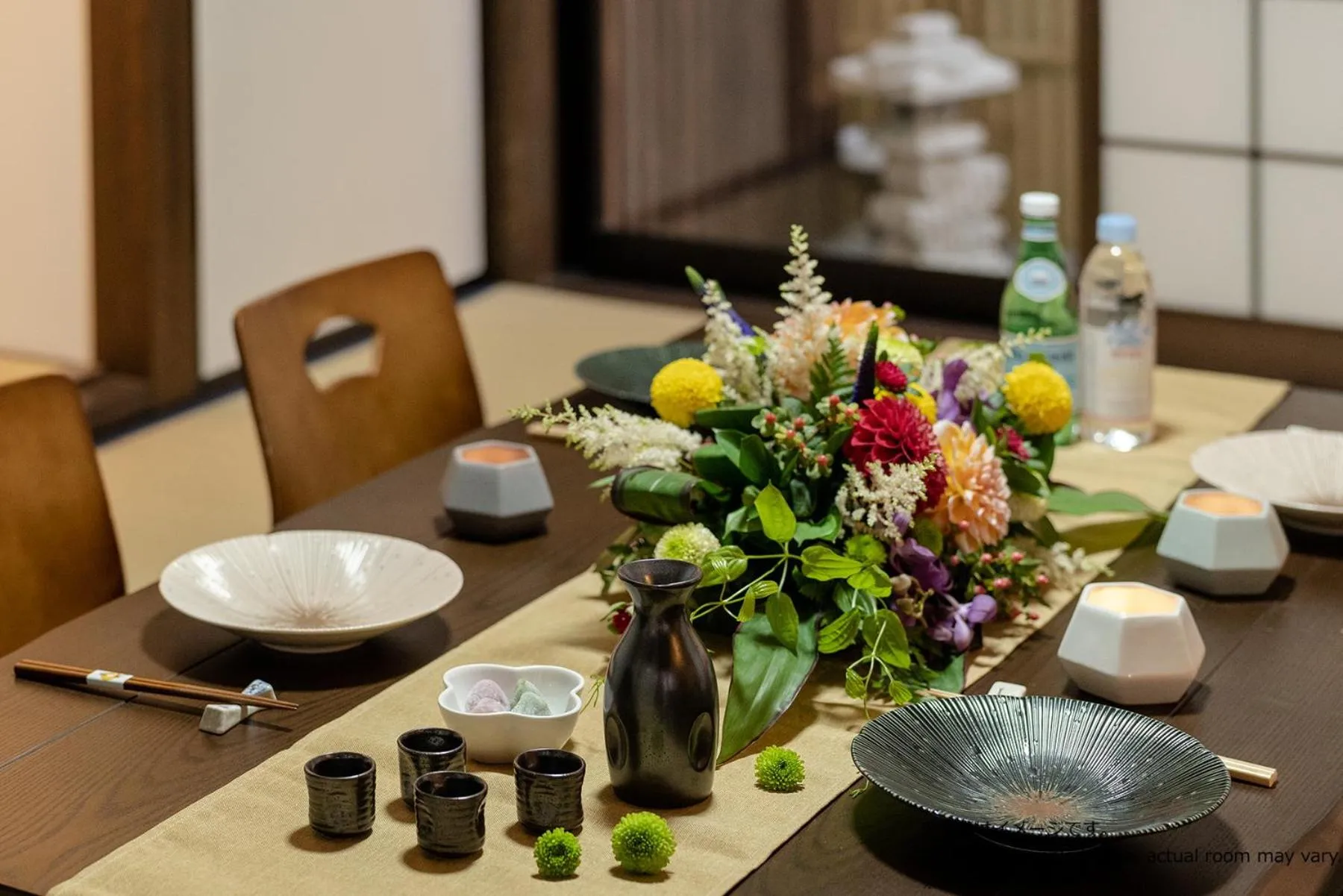Dining area in Stay SAKURA Kyoto Toji Machiya