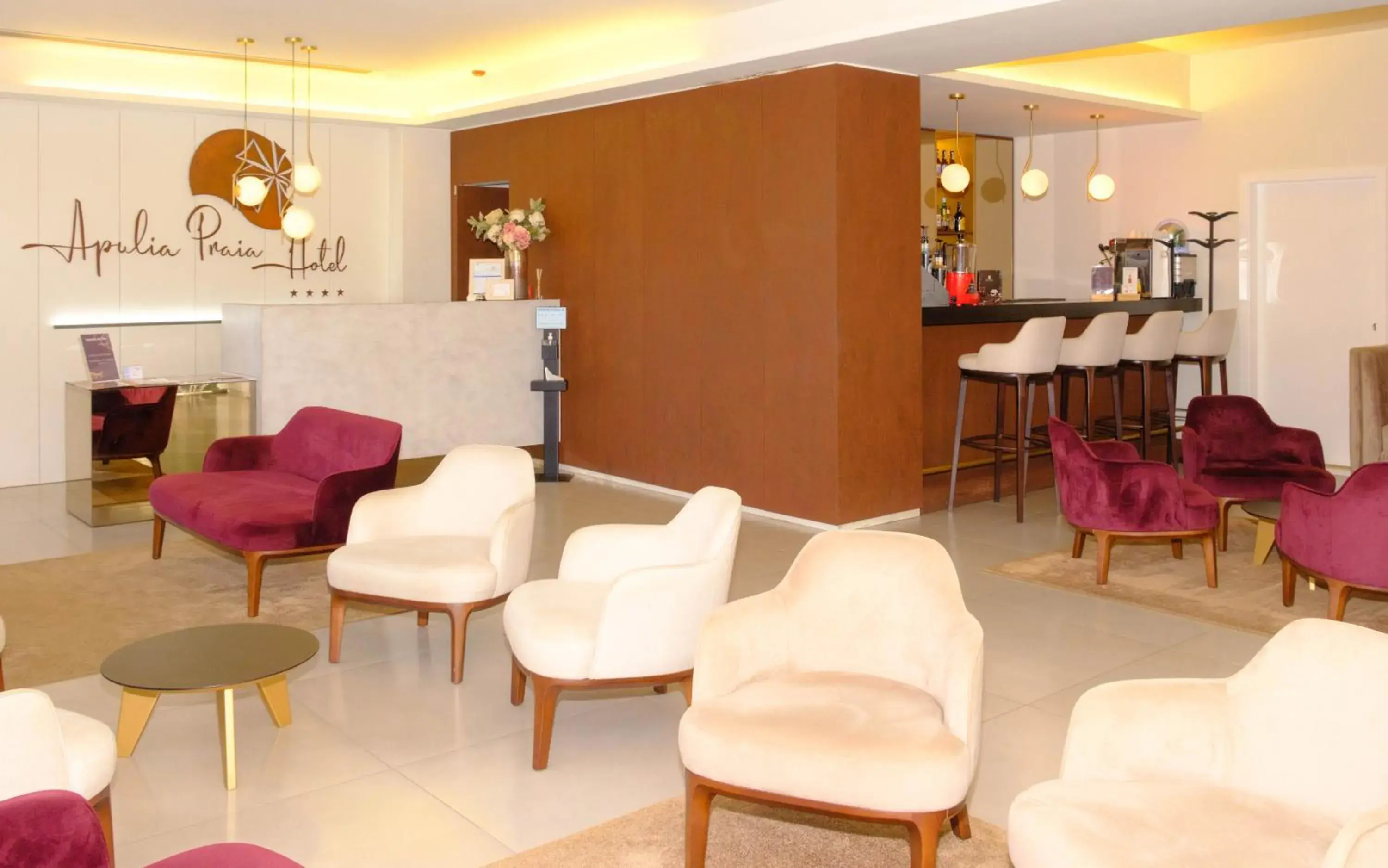 Living room in Apulia Praia Hotel Living room in Apulia Praia Hotel