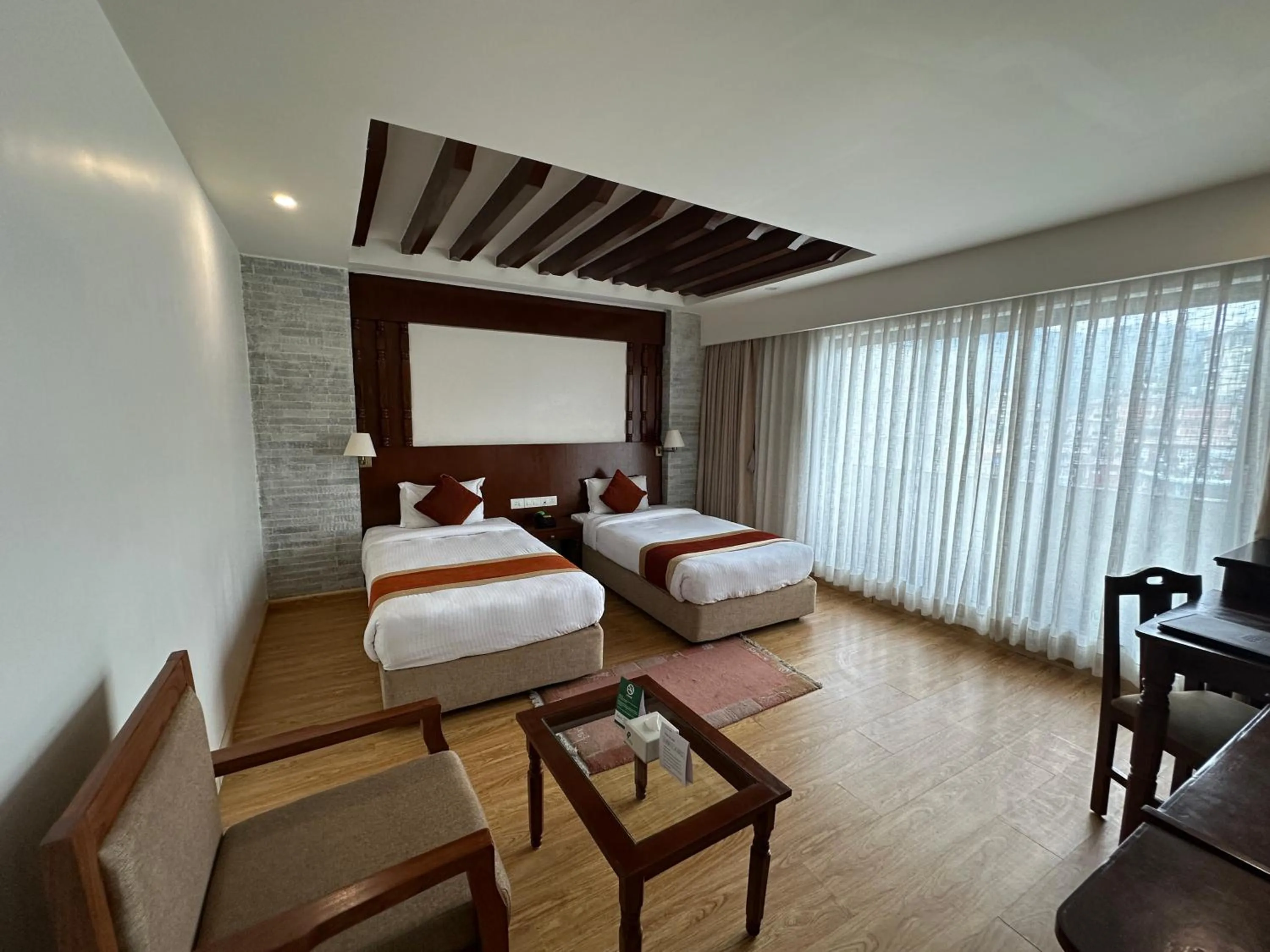 Photo of the whole room, Bed in Landmark Pokhara