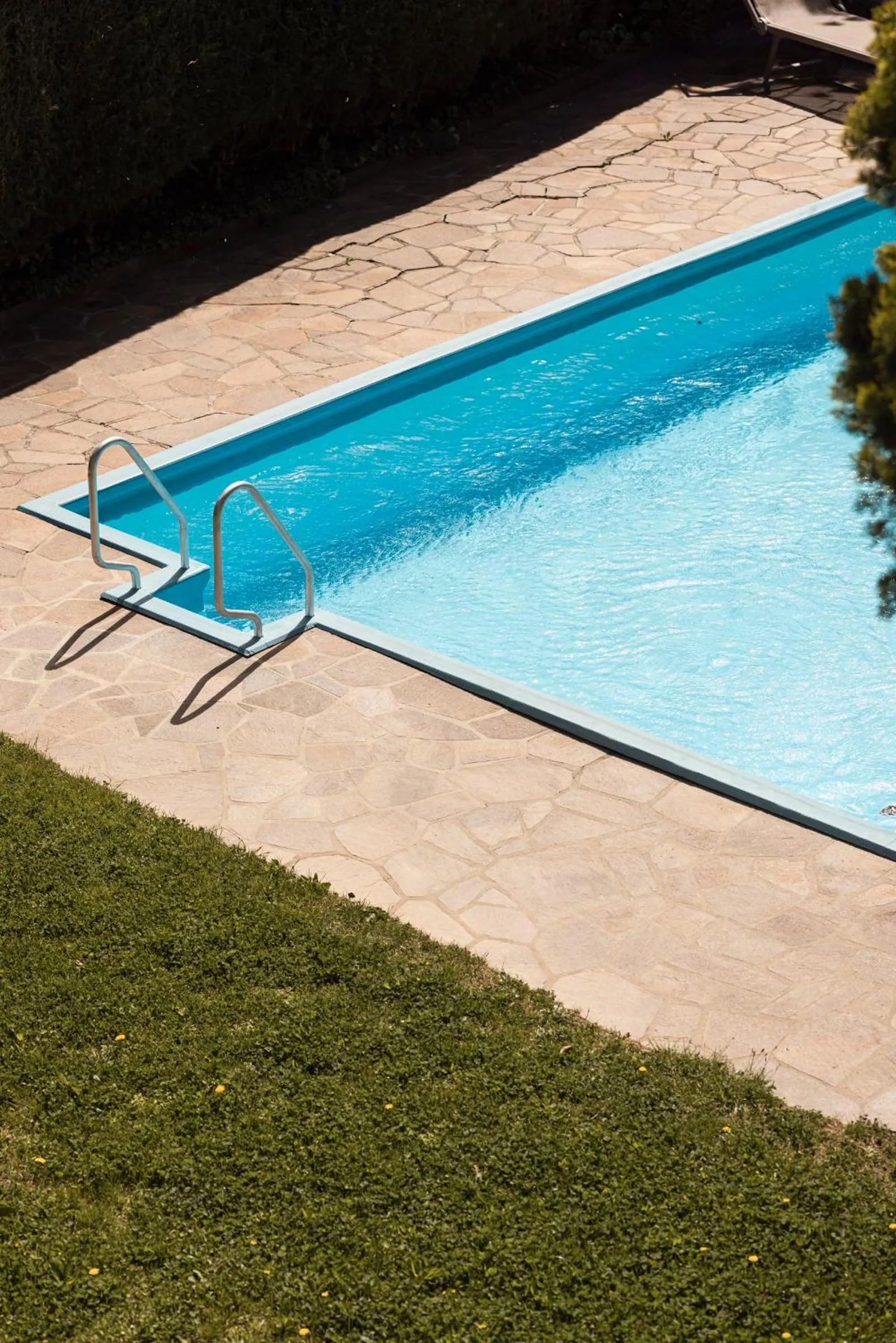 Pool view in Weingarten Terlan - Rooms & Breakfast