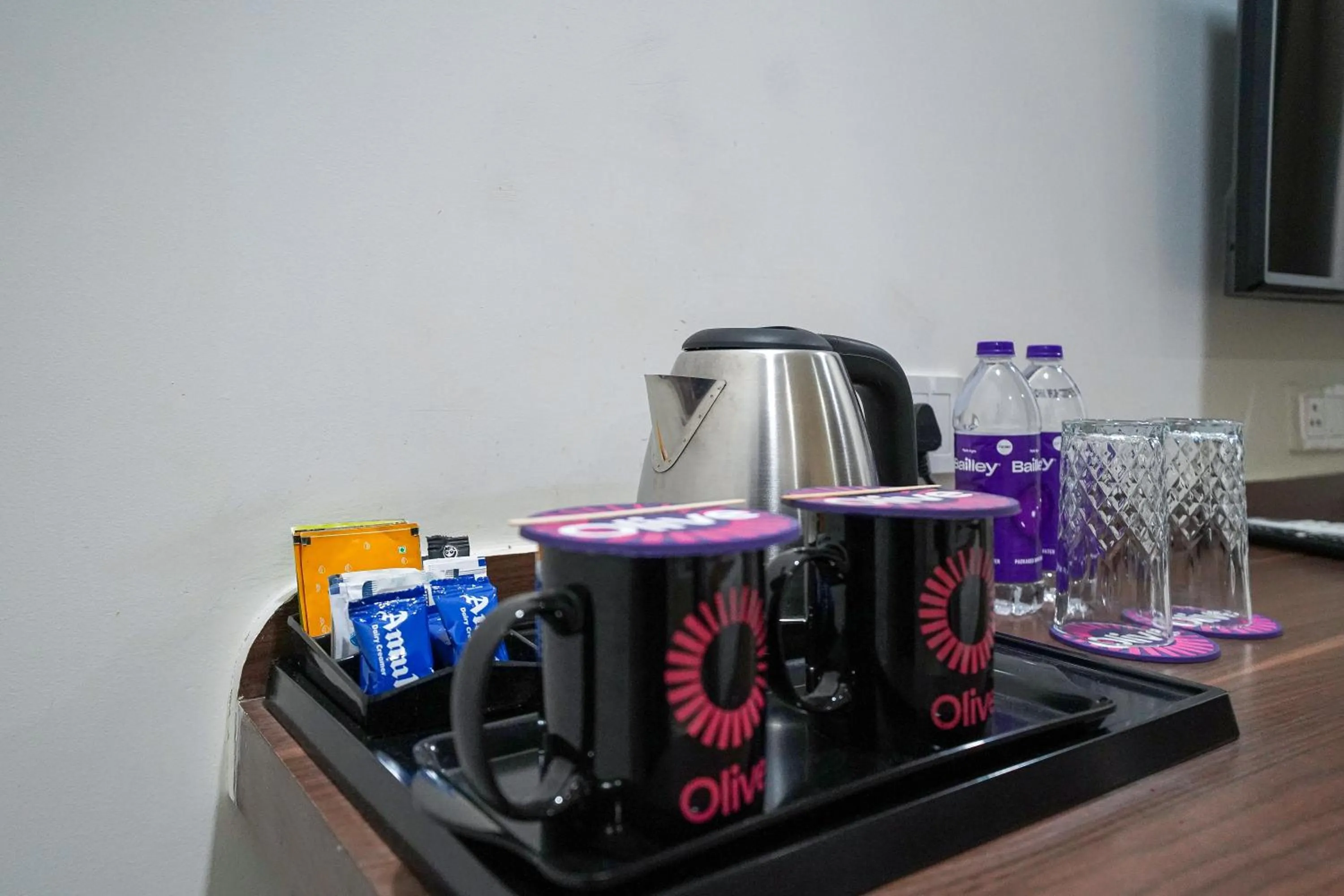 Coffee/tea facilities in Olive Zip Btm Layout by Embassy Group