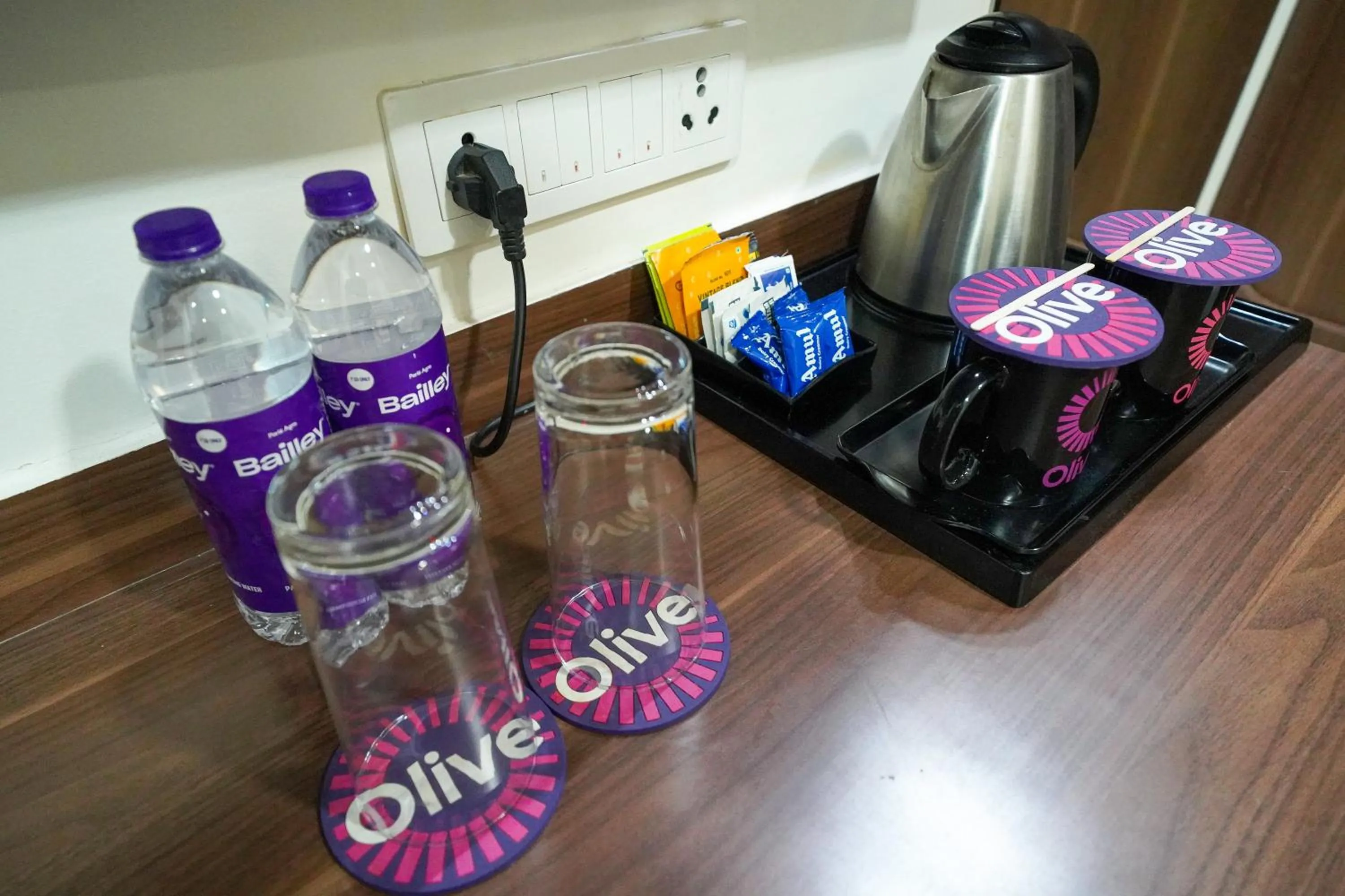 Coffee/tea facilities in Olive Zip Btm Layout by Embassy Group